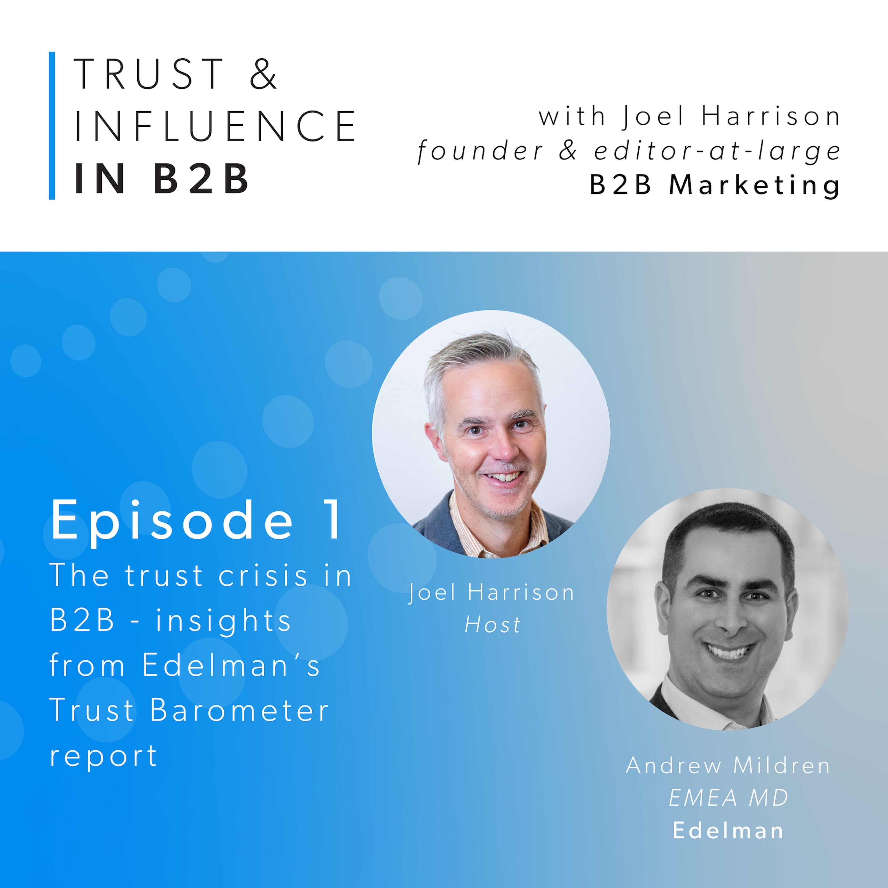 Trust & Influence in B2B podcast cover art