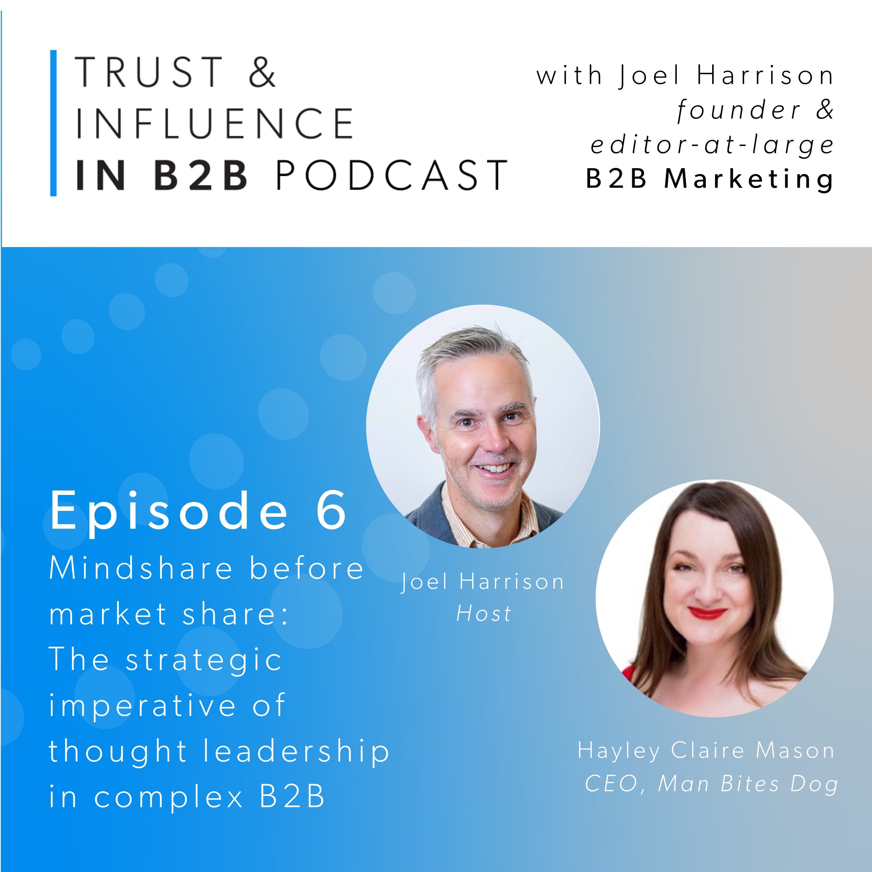 Trust & Influence in B2B podcast cover art