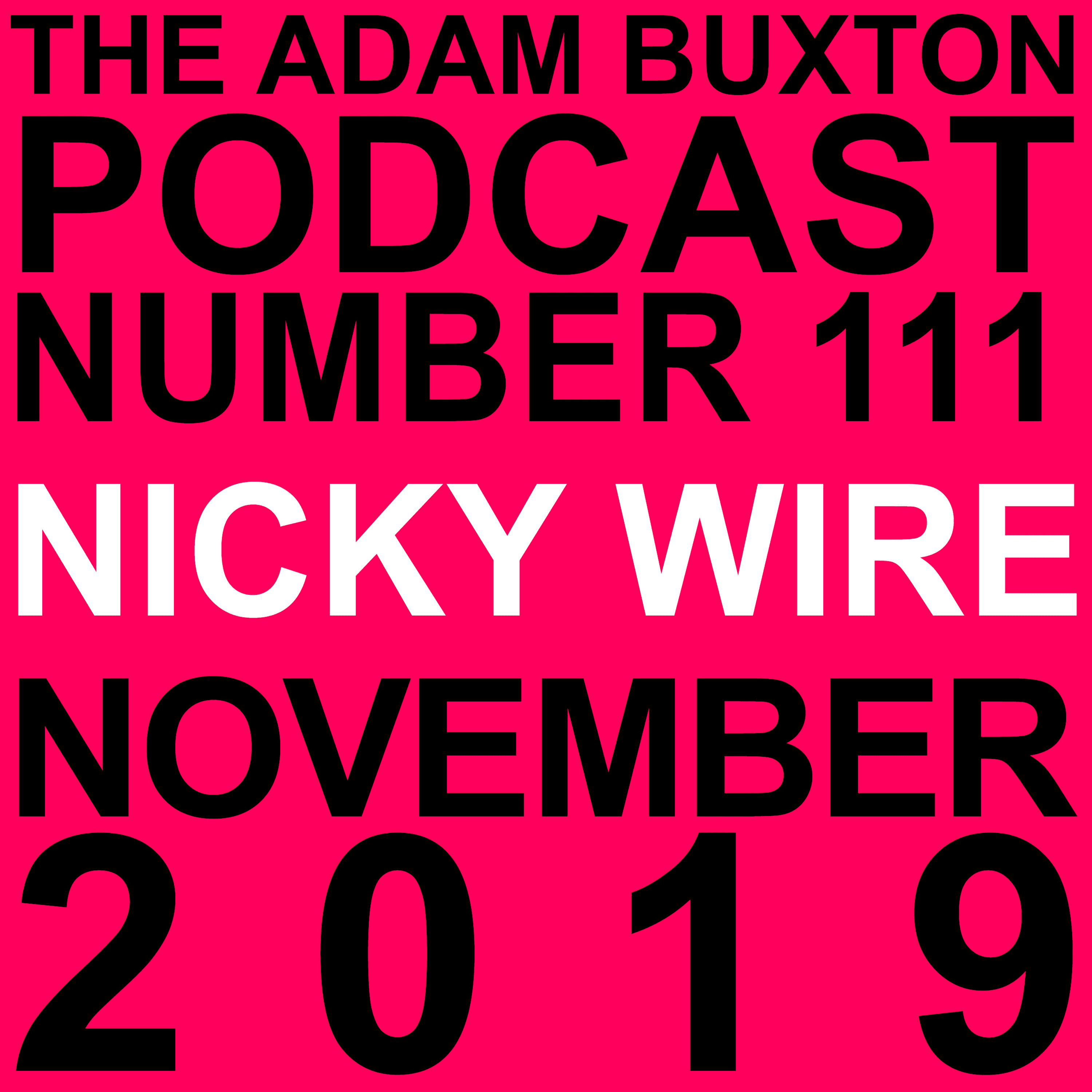 THE ADAM BUXTON PODCAST cover art