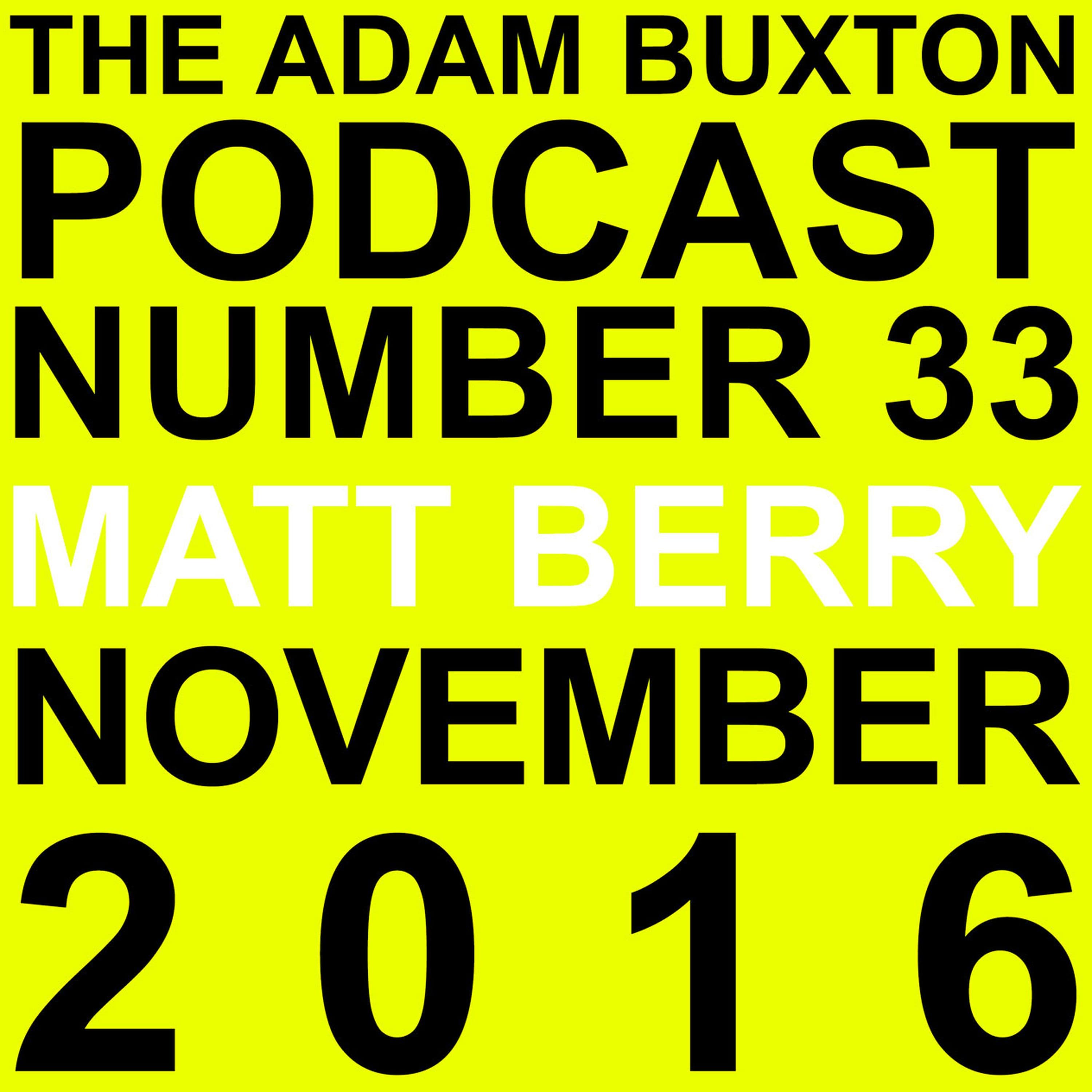THE ADAM BUXTON PODCAST cover art