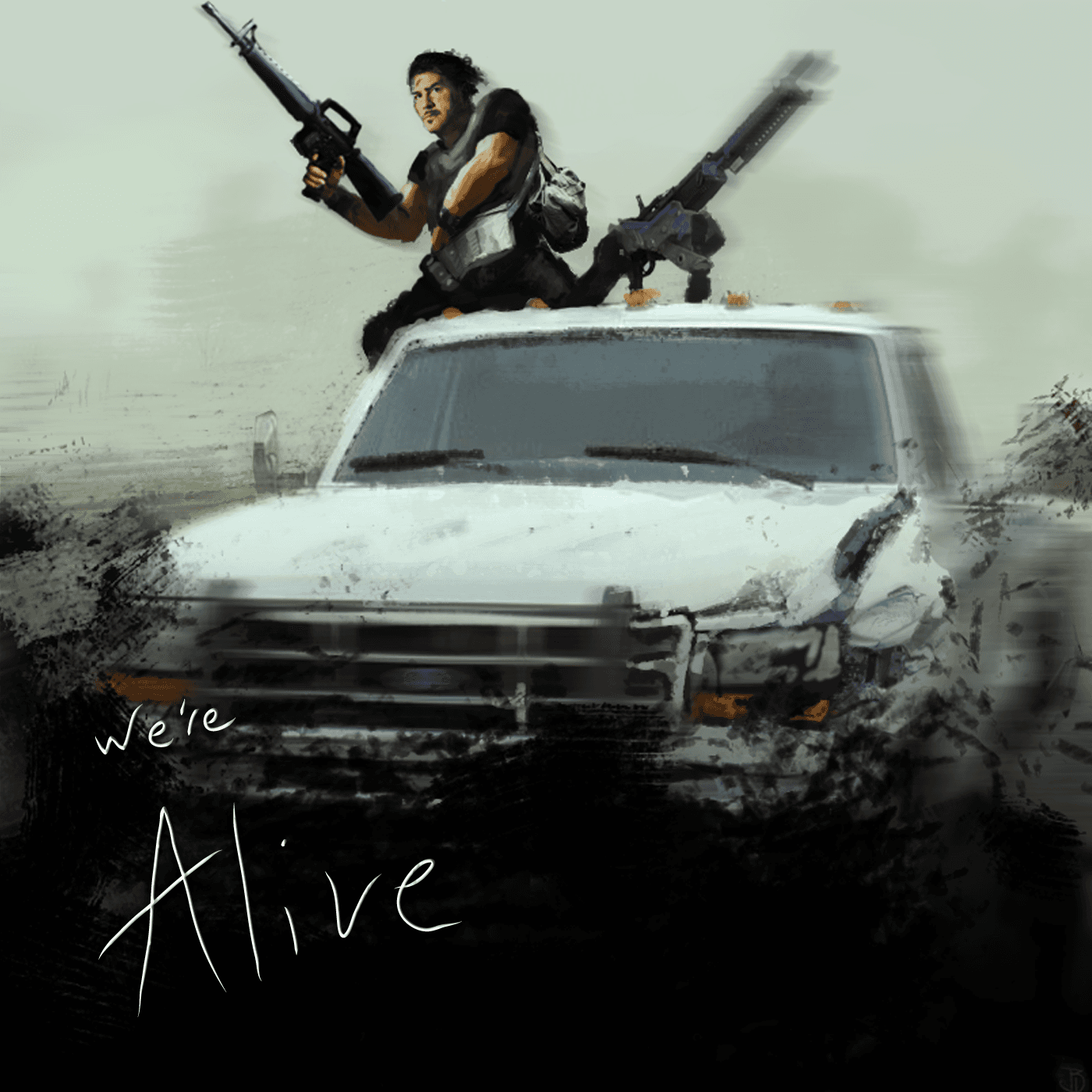 We're Alive podcast cover art