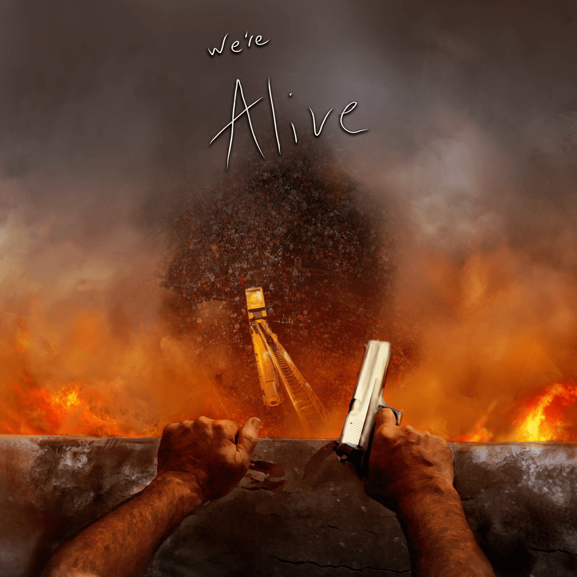 We're Alive podcast cover art
