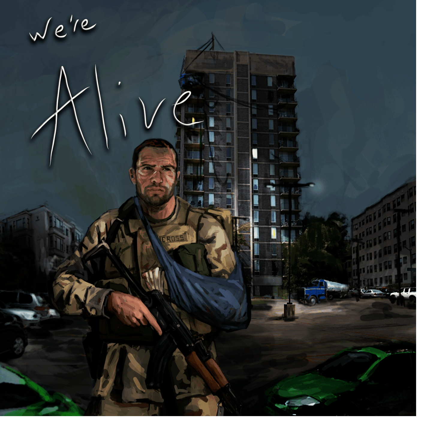 We're Alive podcast cover art