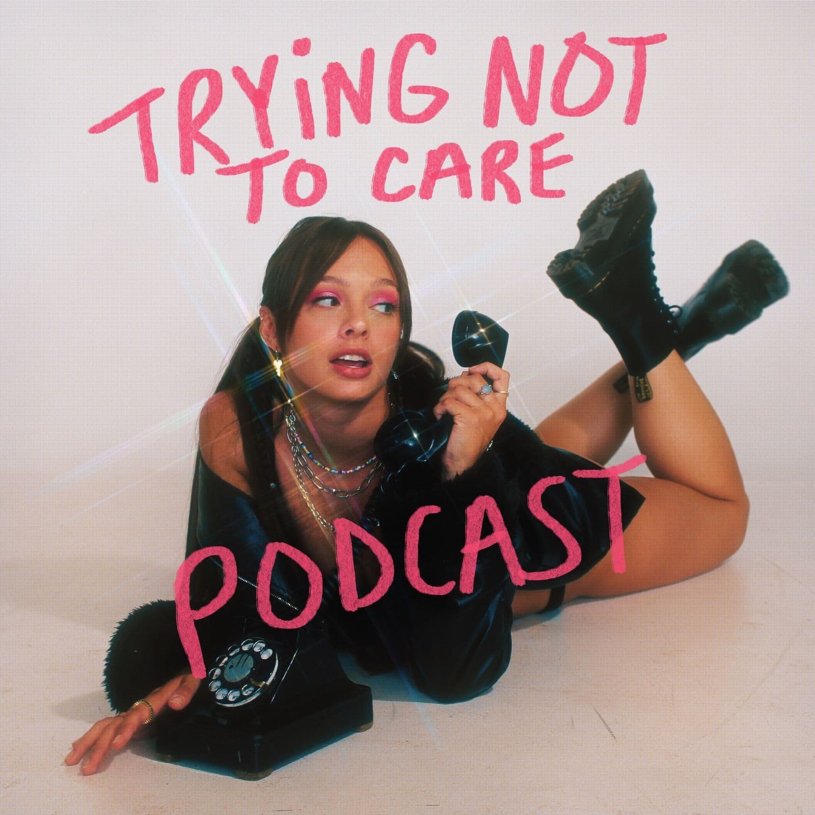 Trying Not to Care podcast cover art