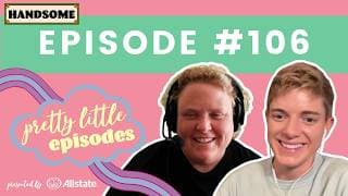 Handsome podcast cover art