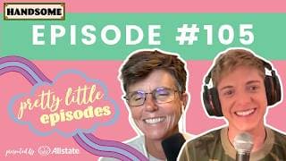 Handsome podcast cover art