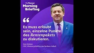 The Pioneer Morning Briefing - Nachrichten aus Politik und Wirtschaft podcast cover art