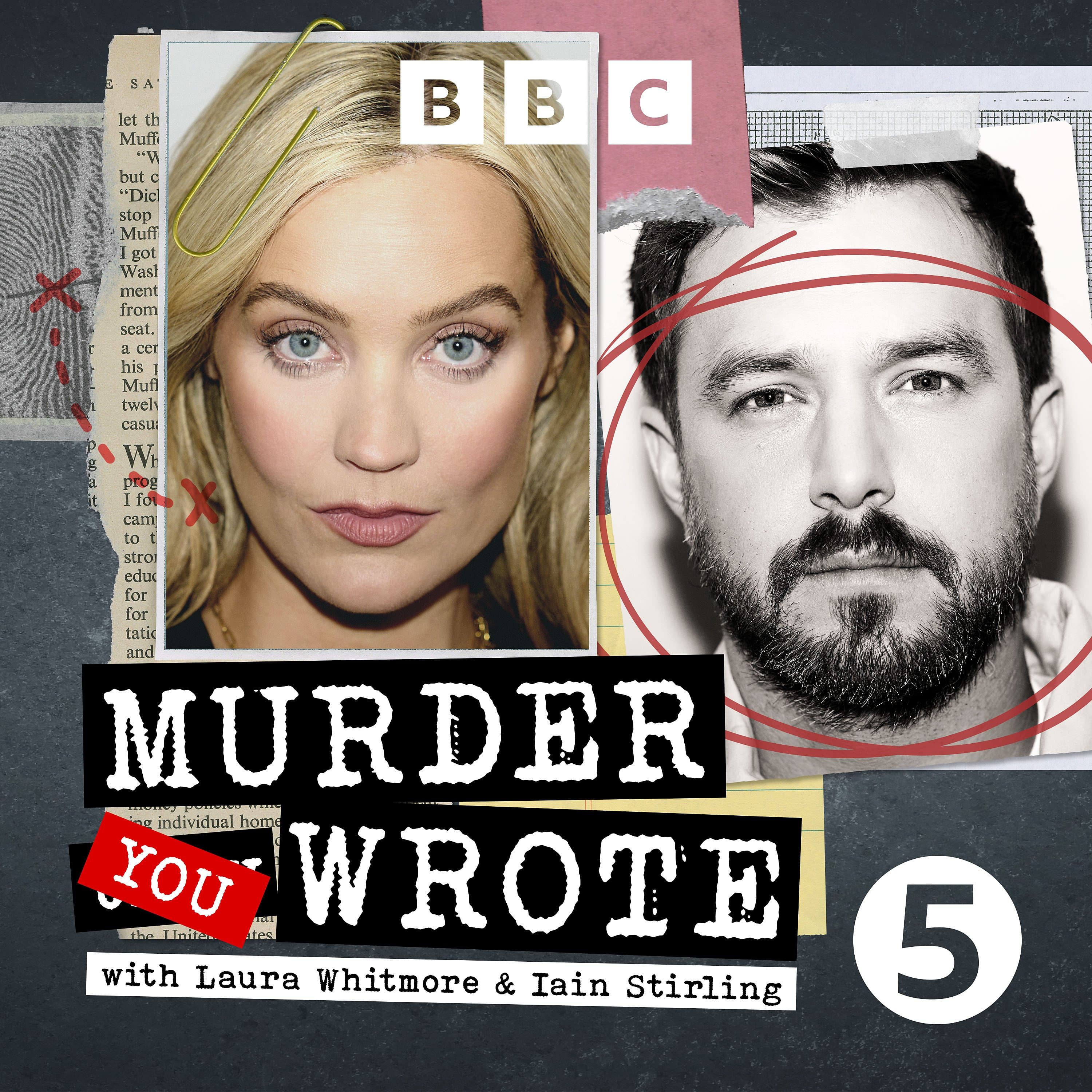Murder They Wrote with Laura Whitmore and Iain Stirling podcast cover art