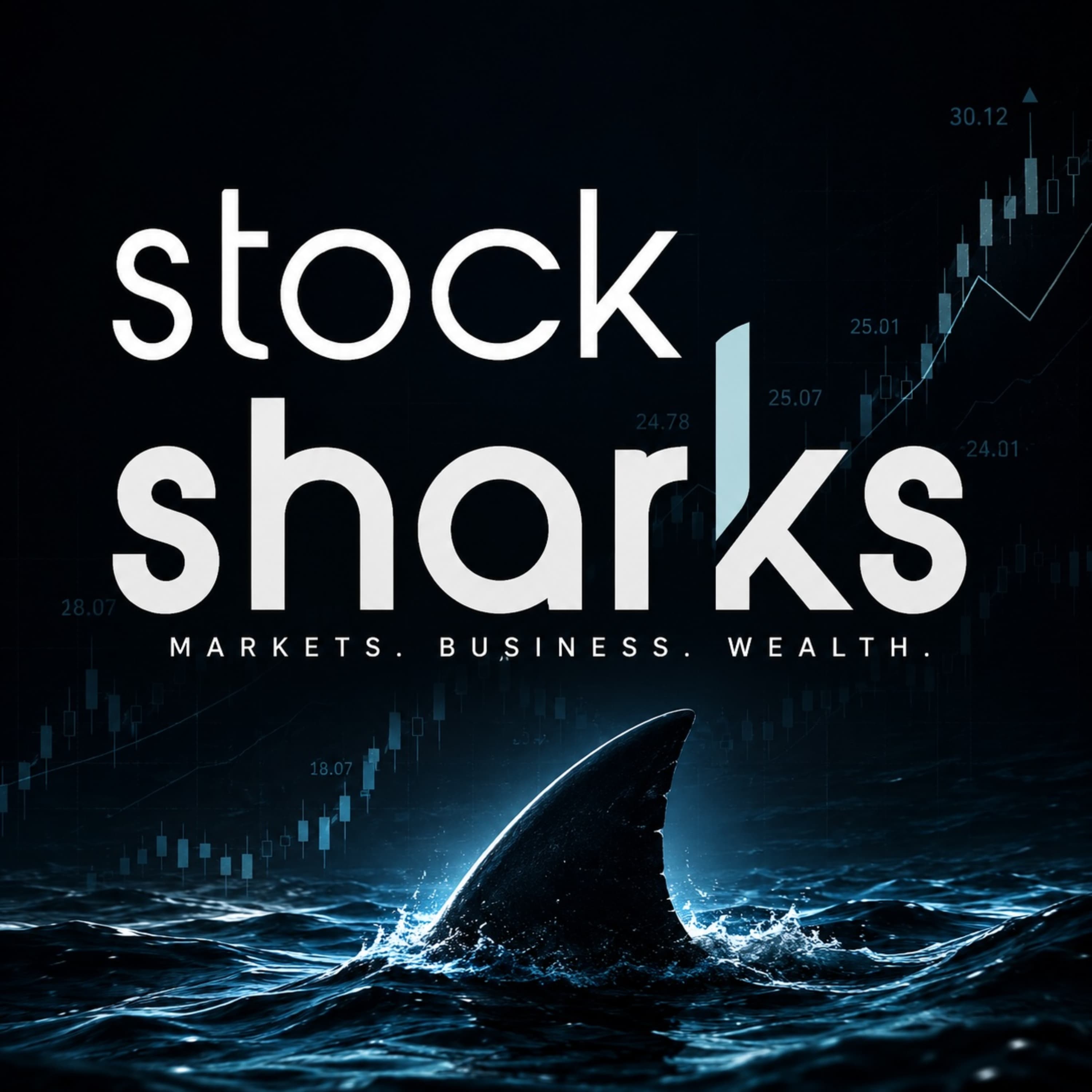 Stock Sharks: The Deep End podcast cover art