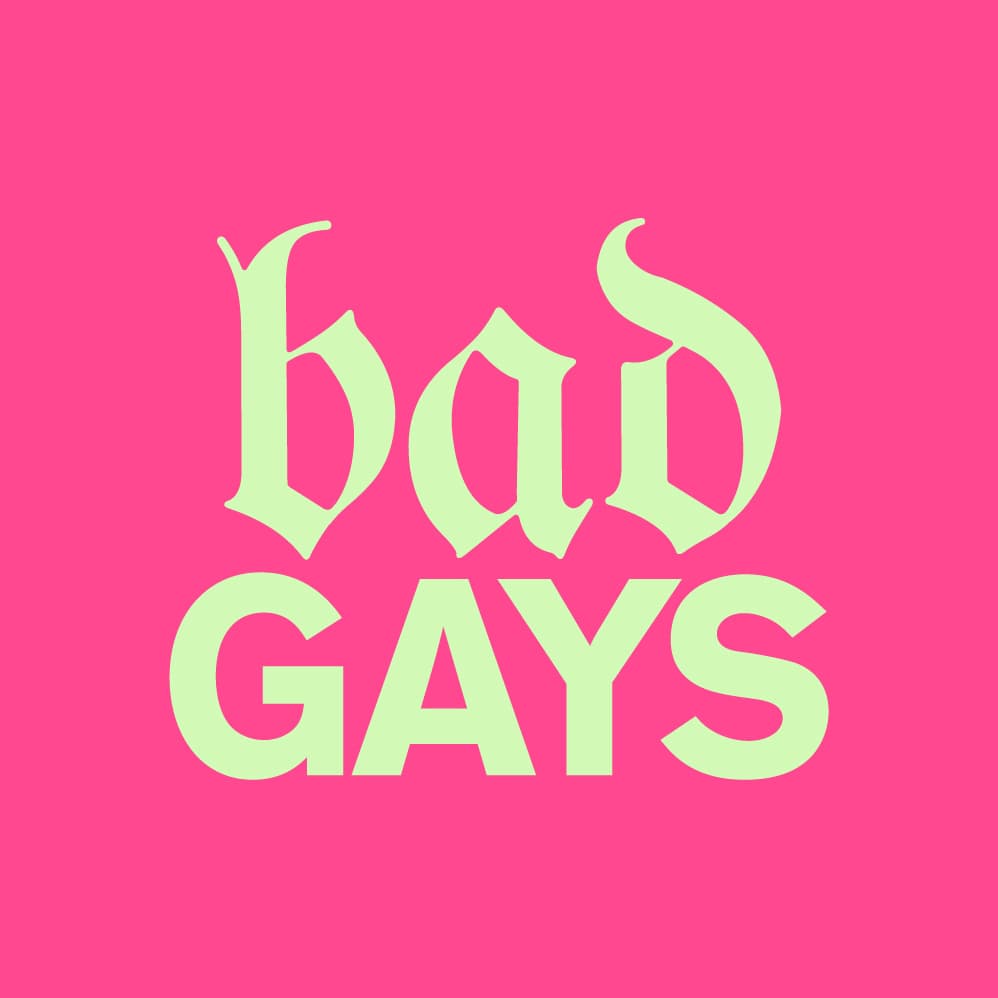 Bad Gays podcast cover art