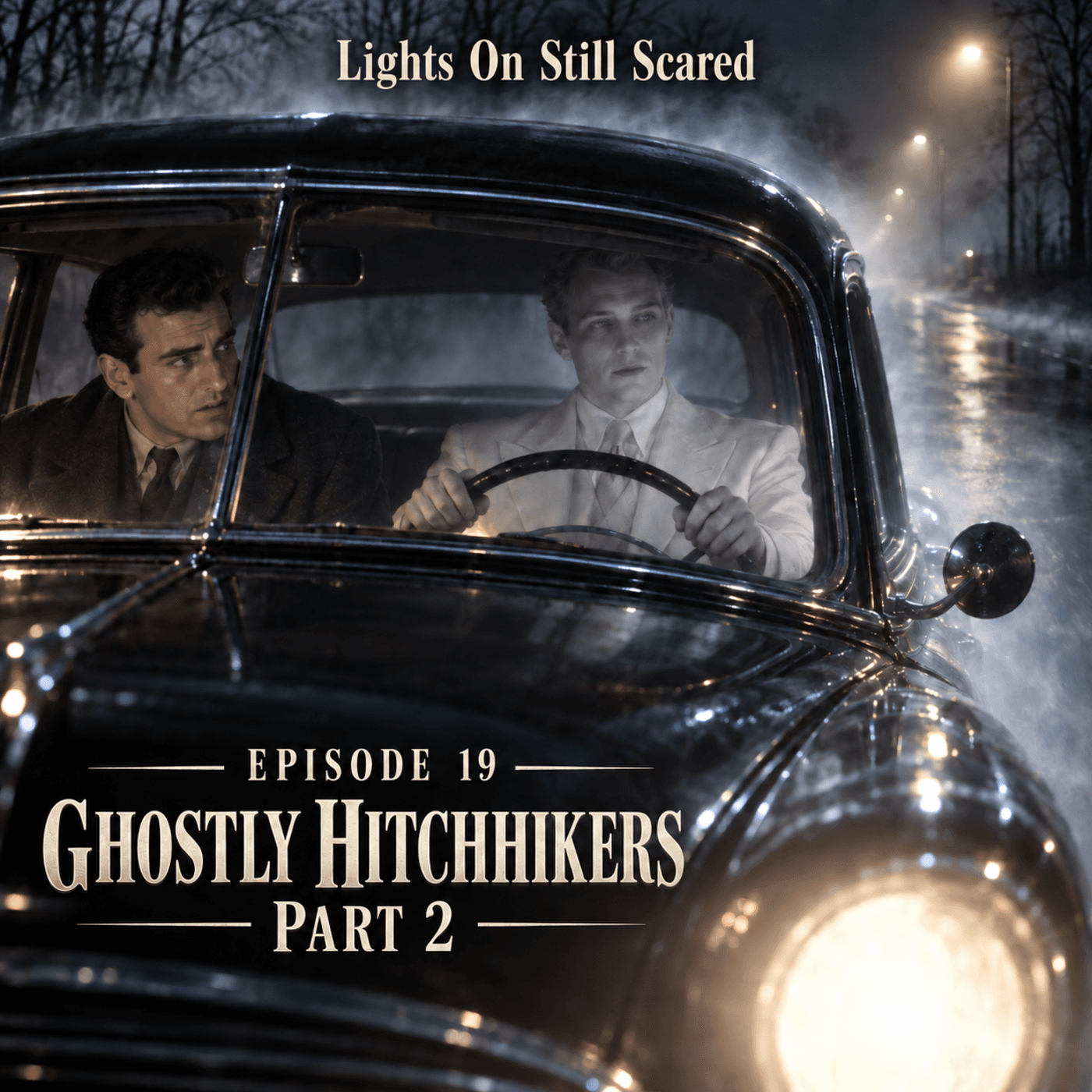 Lights On Still Scared podcast cover art