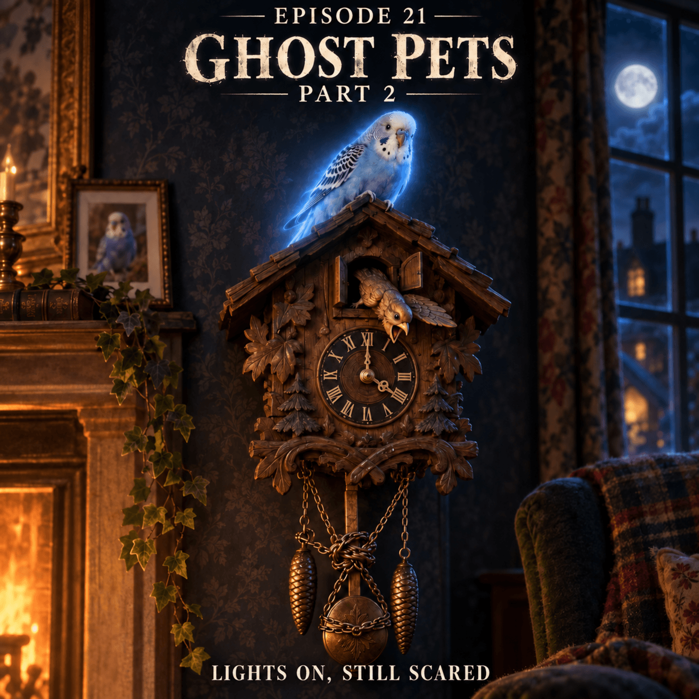 Lights On Still Scared podcast cover art
