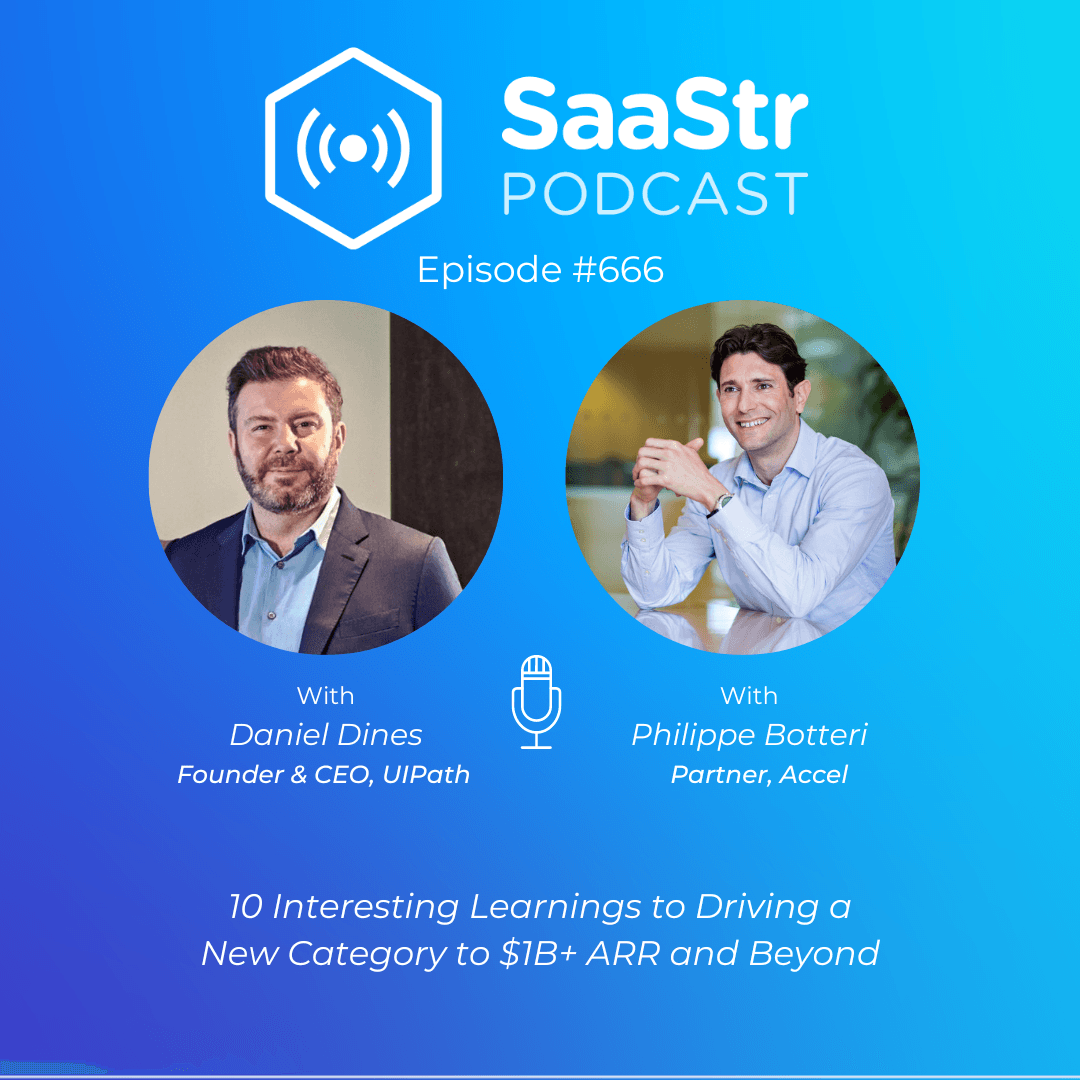The Official SaaStr Podcast: SaaS | Founders | Investors cover art