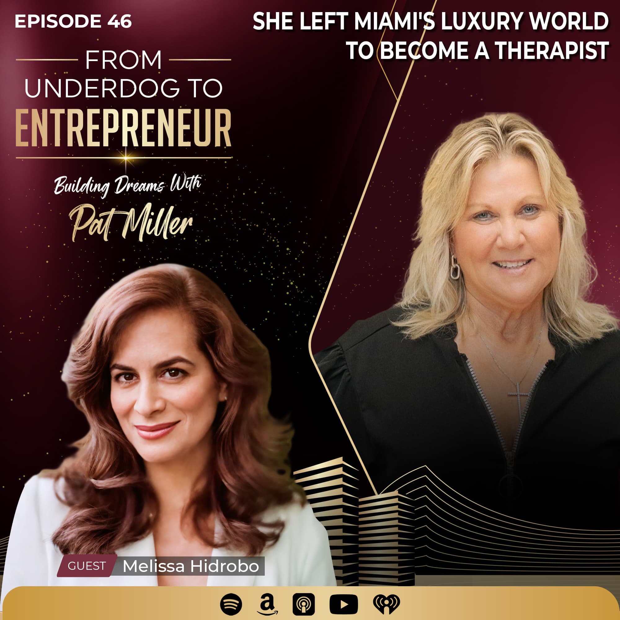 From Underdog to Entrepreneur: Building Dreams with Pat Miller podcast cover art