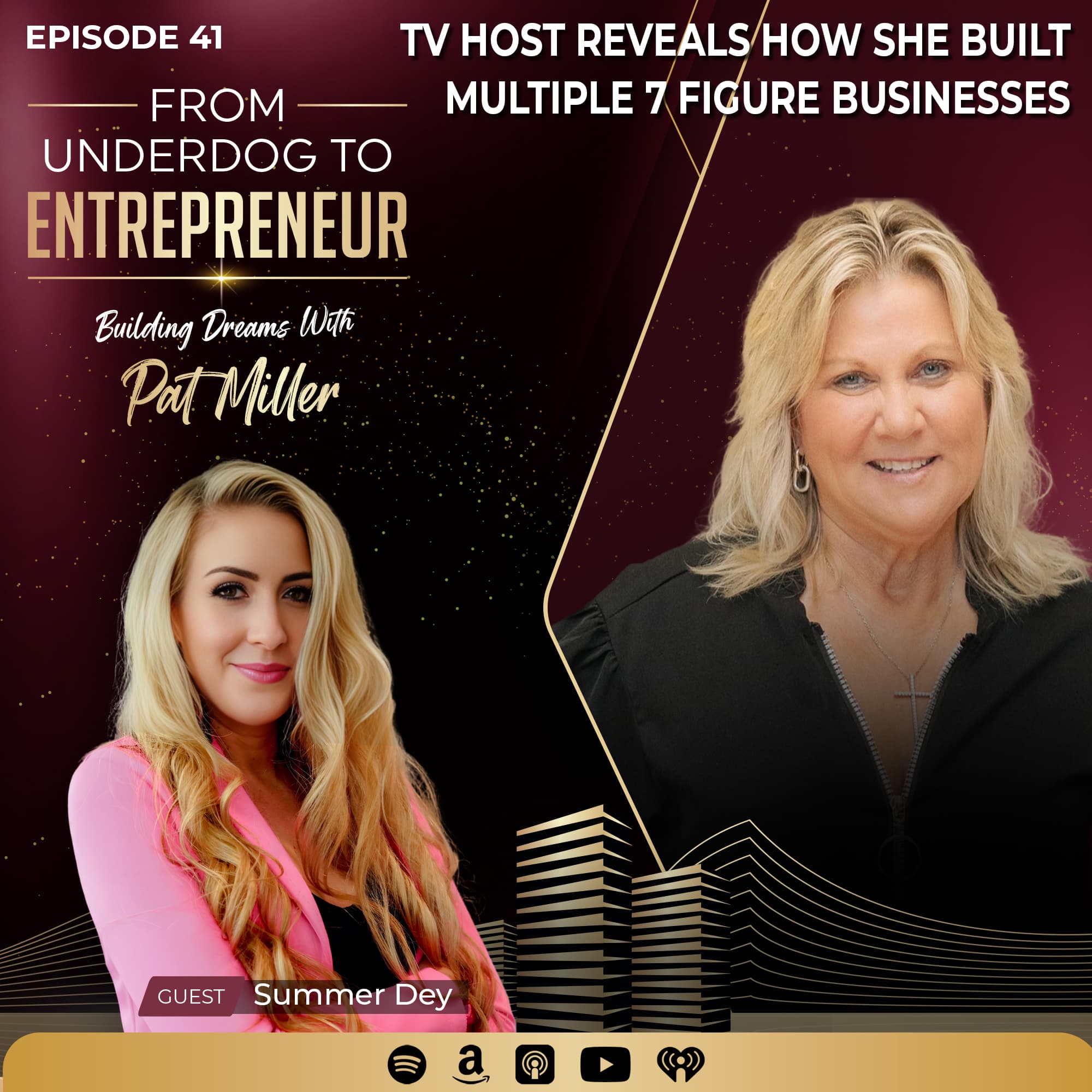 From Underdog to Entrepreneur: Building Dreams with Pat Miller podcast cover art