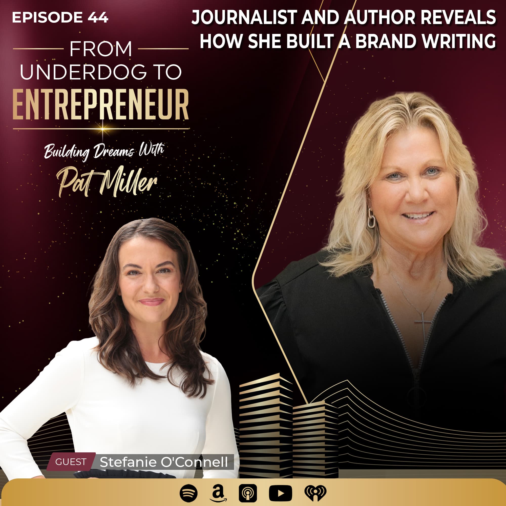 From Underdog to Entrepreneur: Building Dreams with Pat Miller podcast cover art