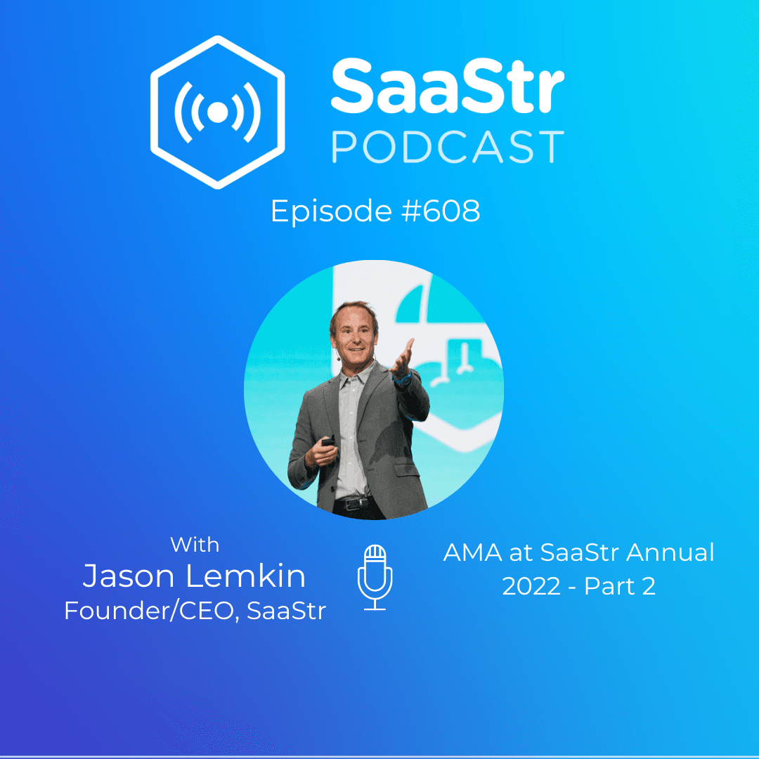 The Official SaaStr Podcast: SaaS | Founders | Investors cover art