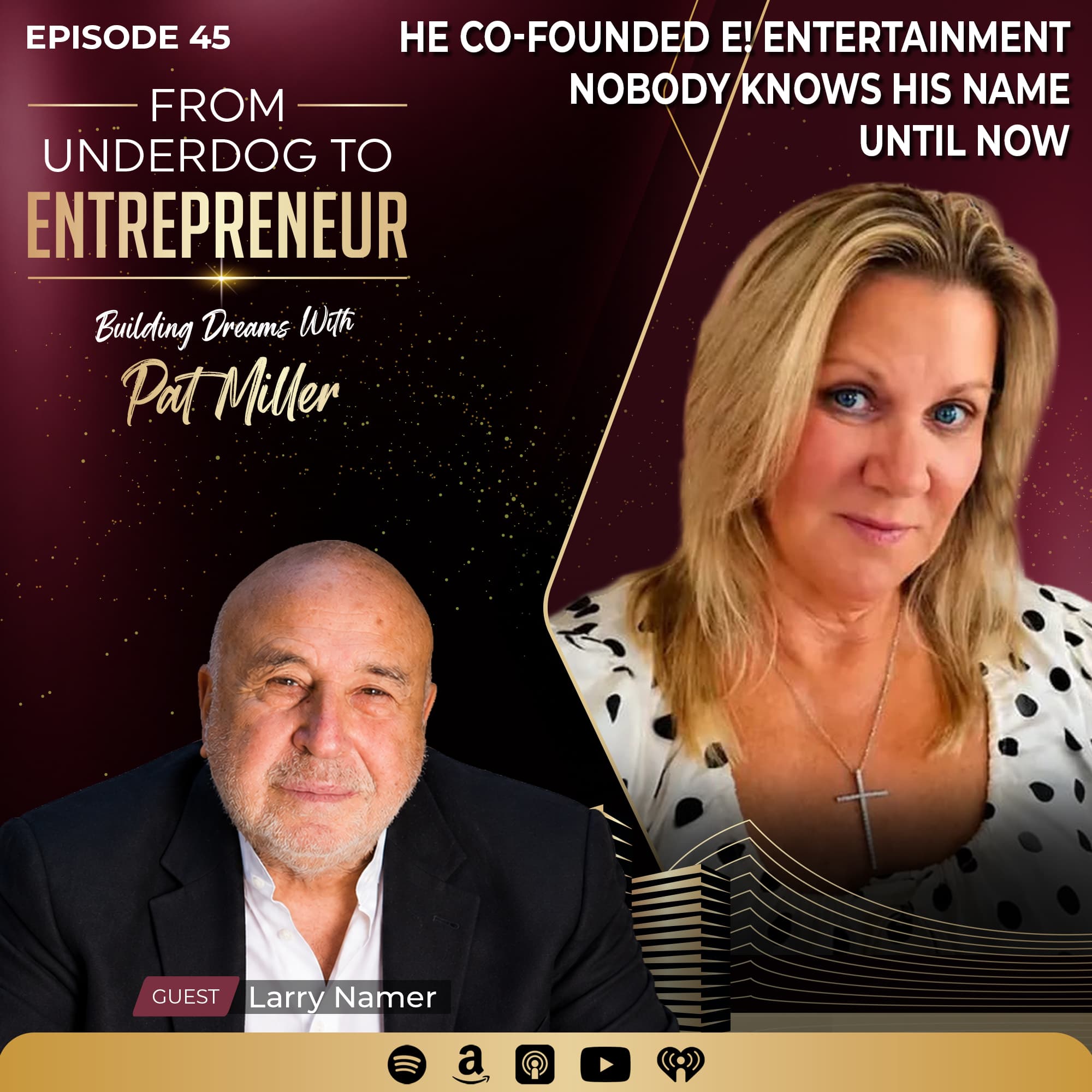 From Underdog to Entrepreneur: Building Dreams with Pat Miller podcast cover art