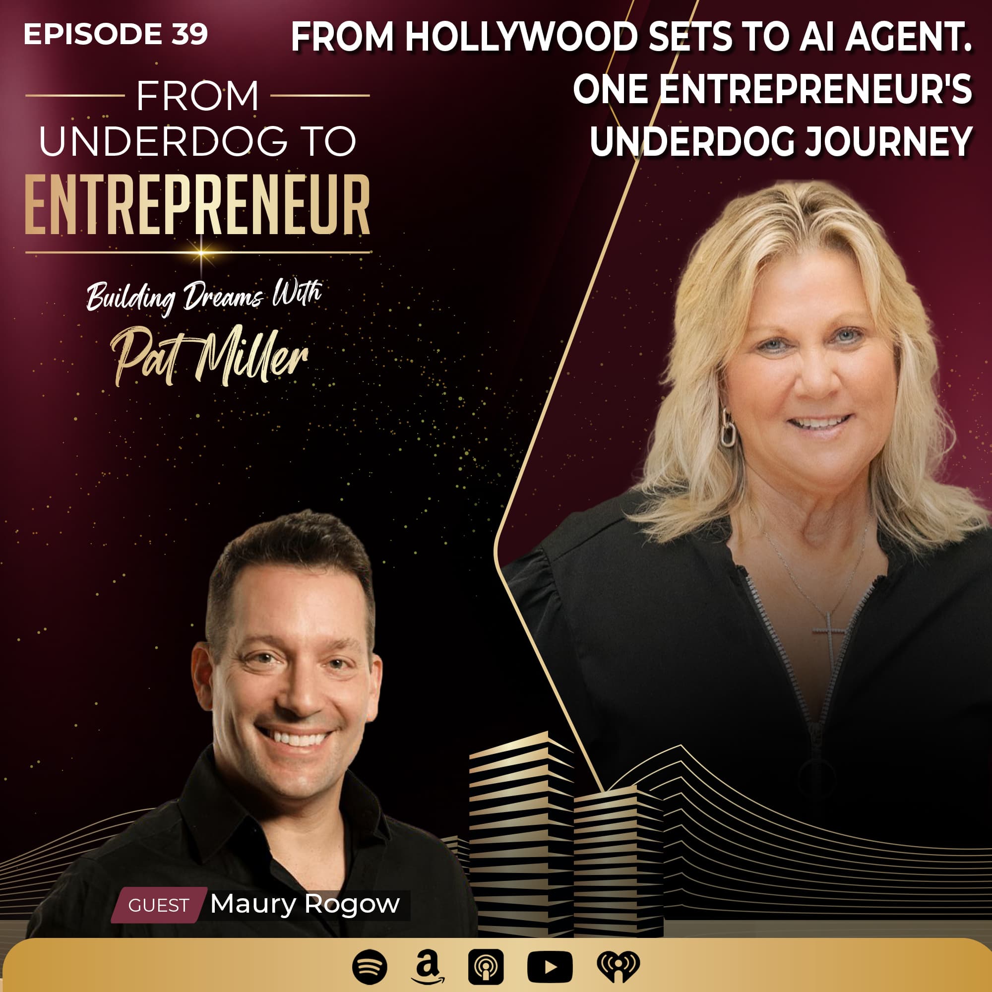 From Underdog to Entrepreneur: Building Dreams with Pat Miller podcast cover art