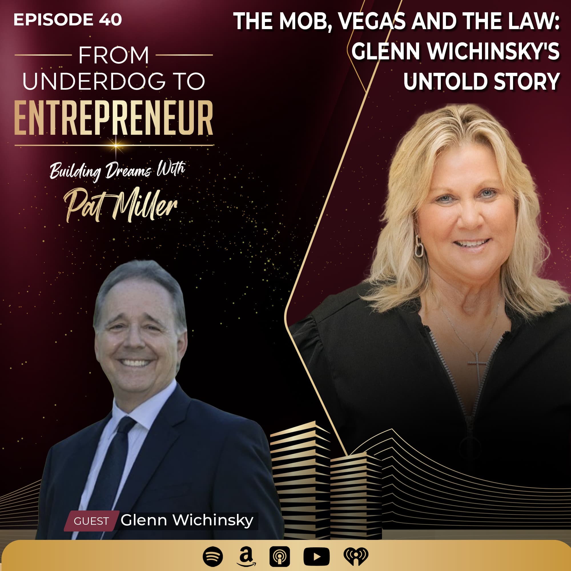 From Underdog to Entrepreneur: Building Dreams with Pat Miller podcast cover art