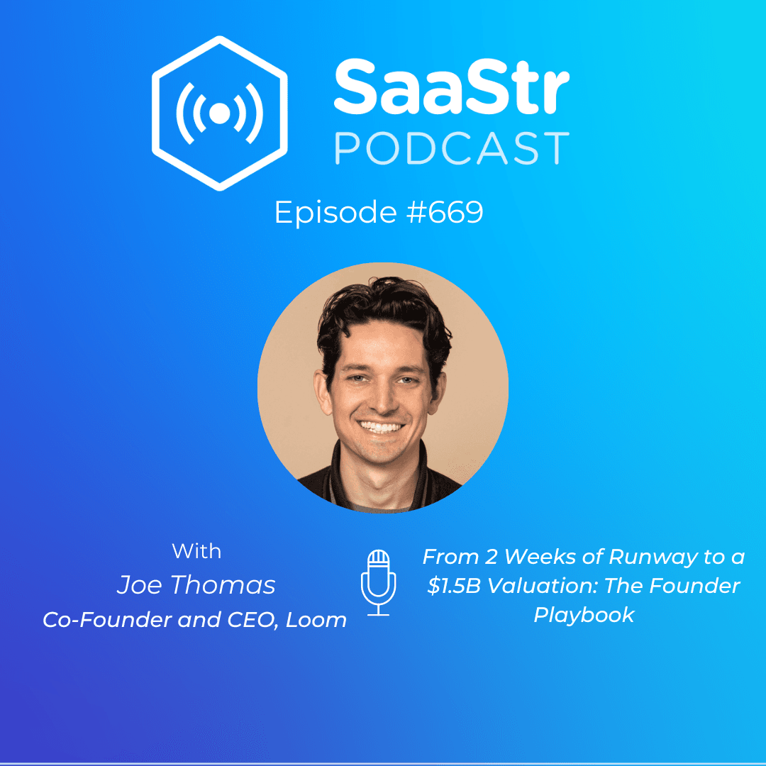 The Official SaaStr Podcast: SaaS | Founders | Investors cover art
