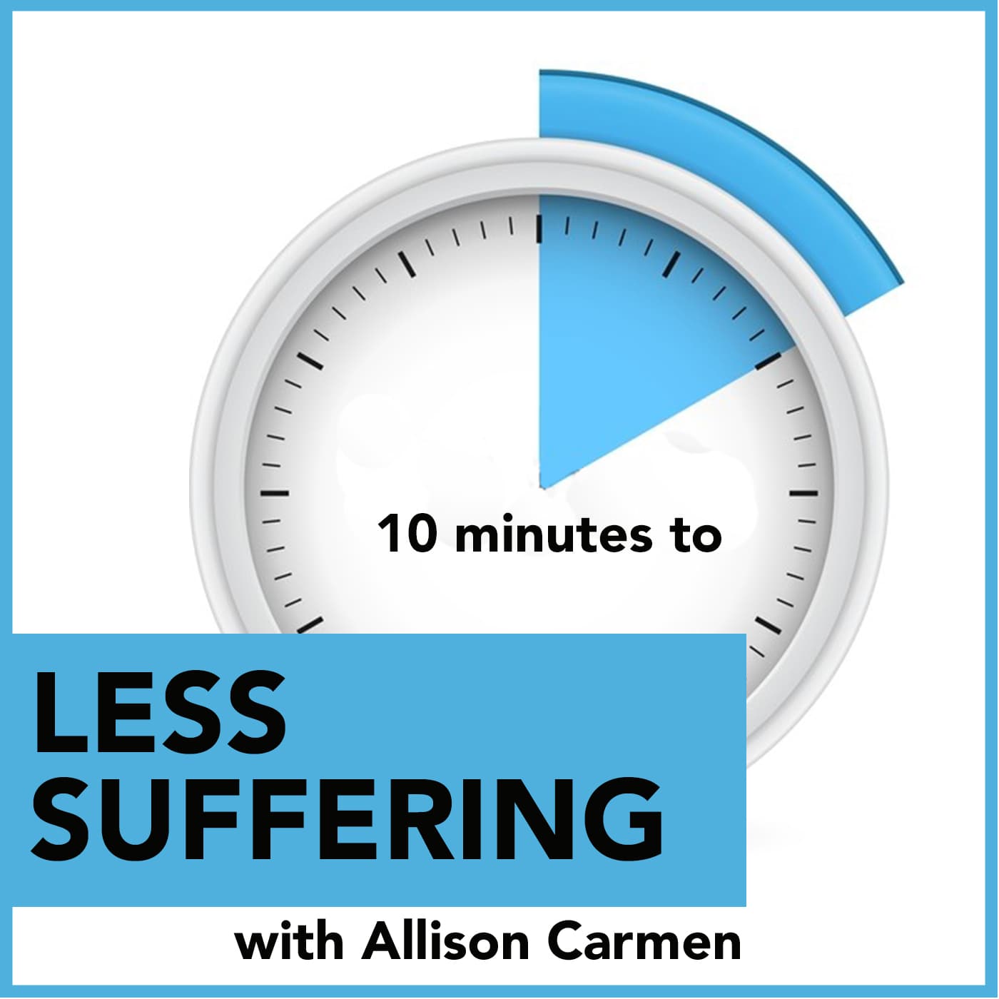 10 MINUTES TO LESS SUFFERING podcast cover art