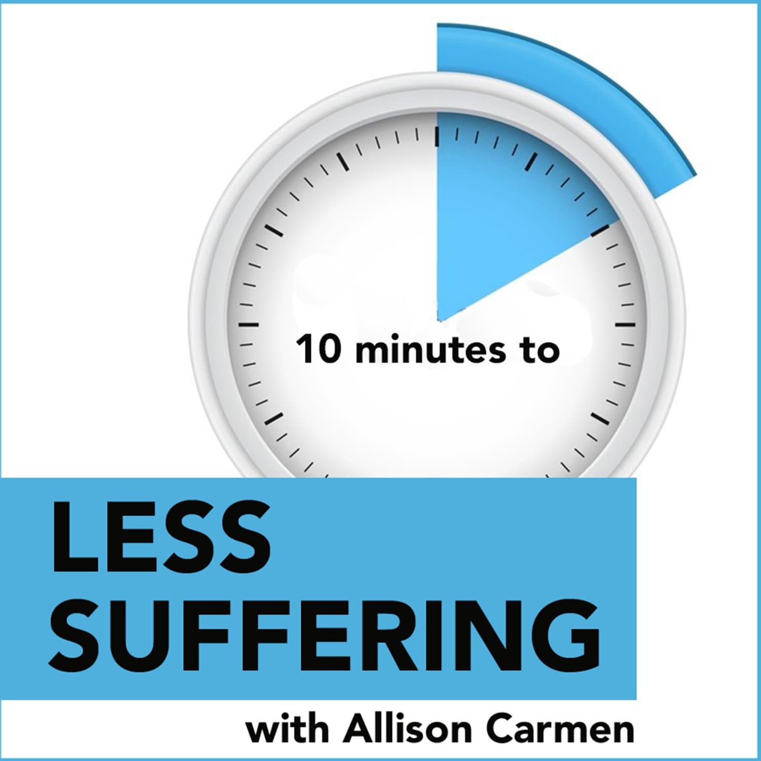 10 MINUTES TO LESS SUFFERING podcast cover art