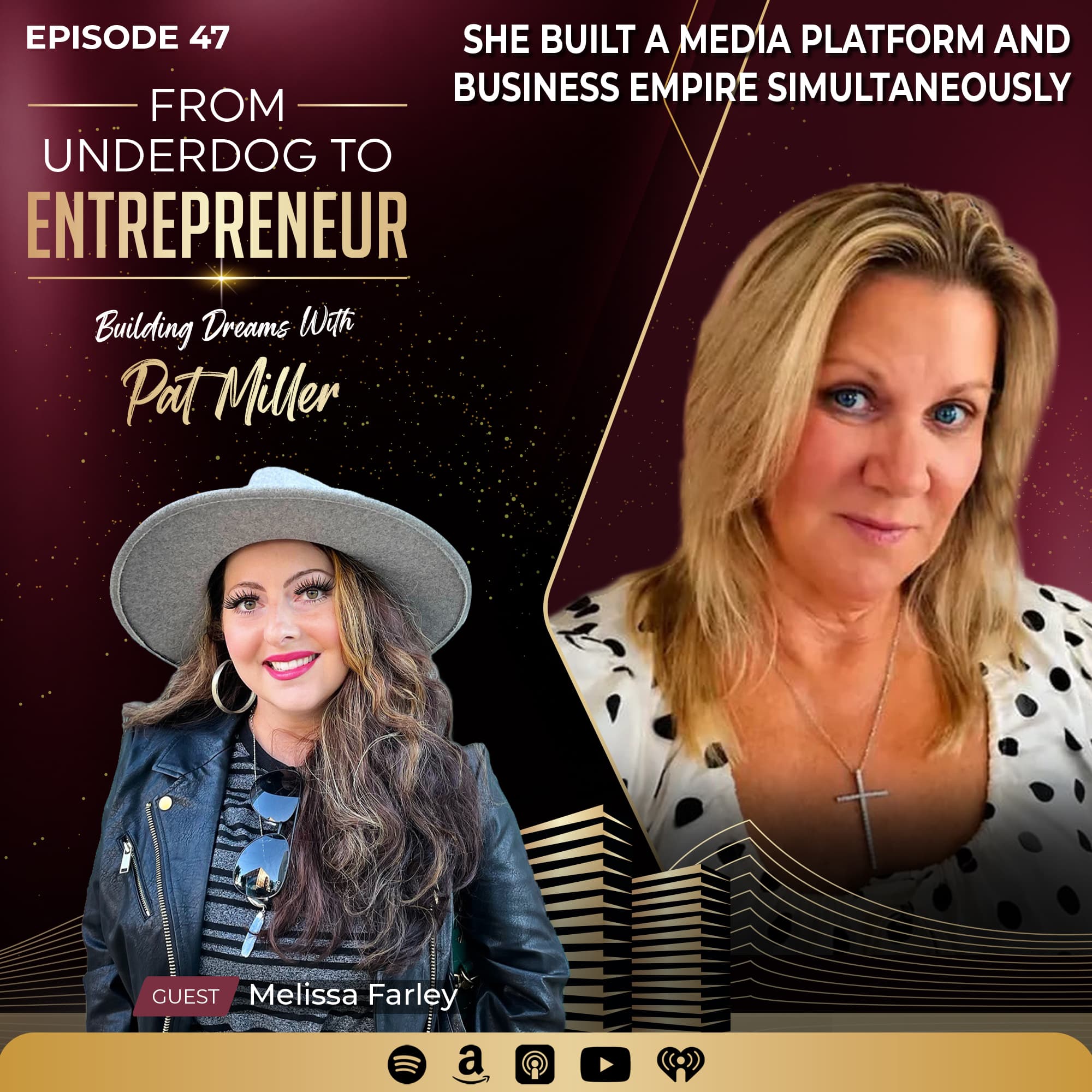 From Underdog to Entrepreneur: Building Dreams with Pat Miller podcast cover art