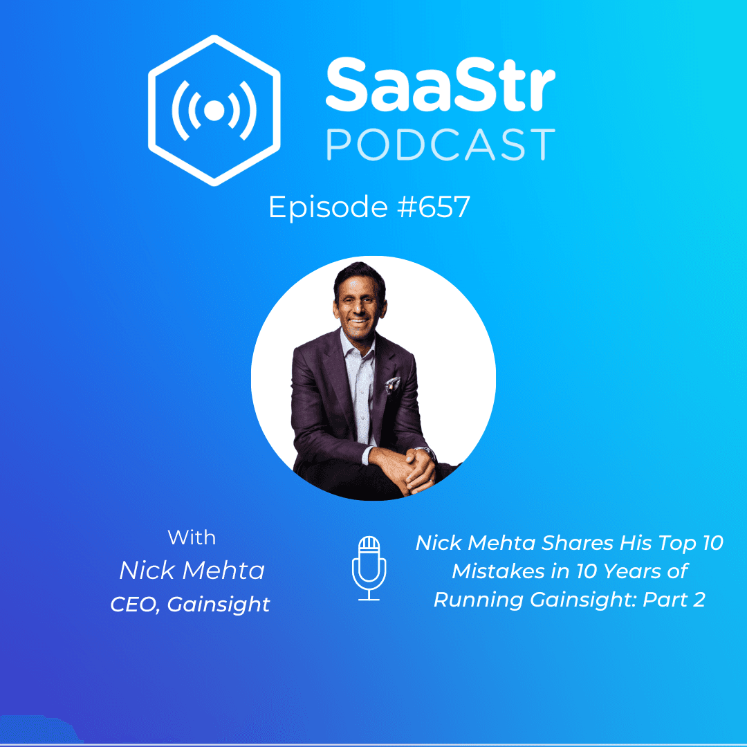 The Official SaaStr Podcast: SaaS | Founders | Investors cover art