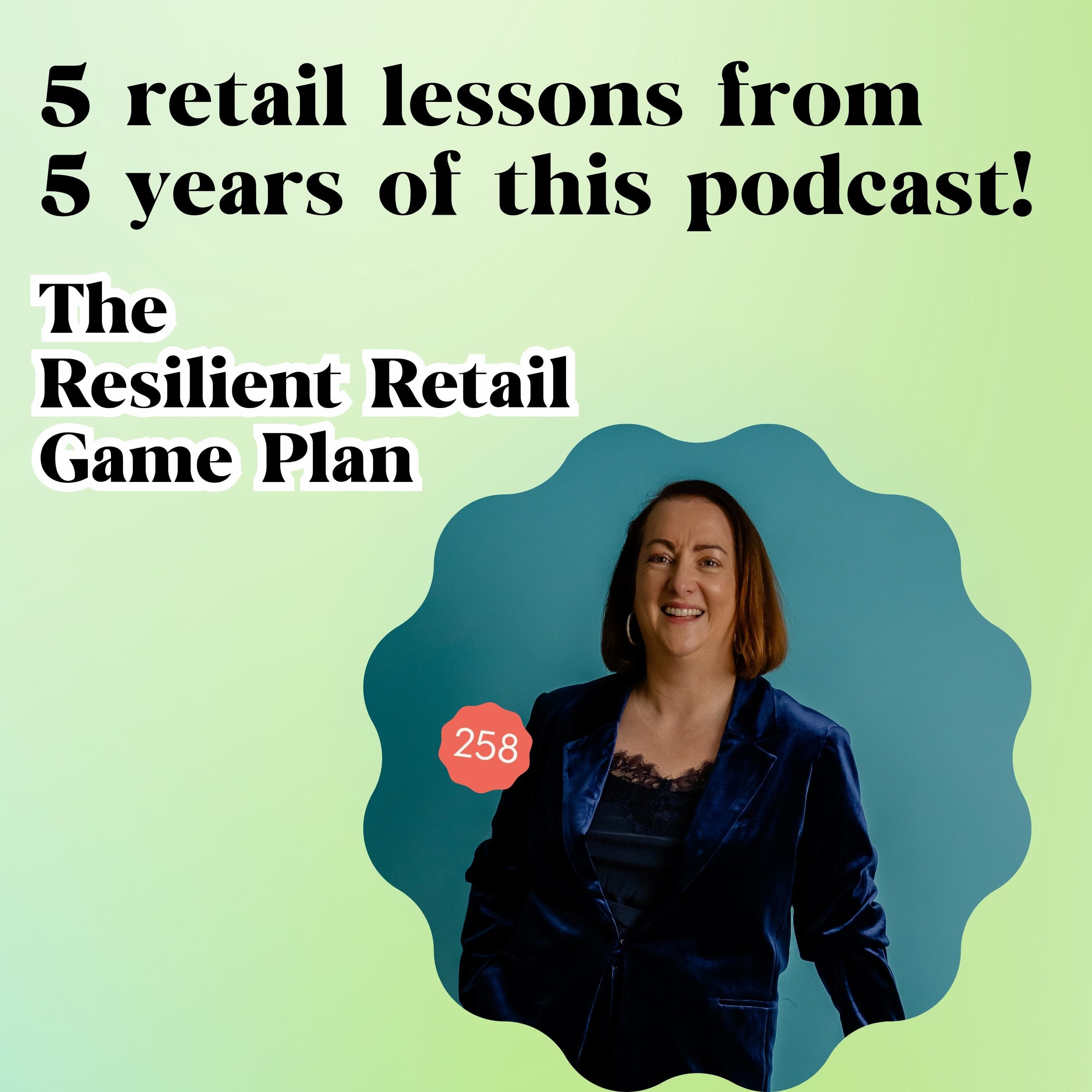 The Resilient Retail Game Plan - retail insights, retail trends and best practices podcast cover art