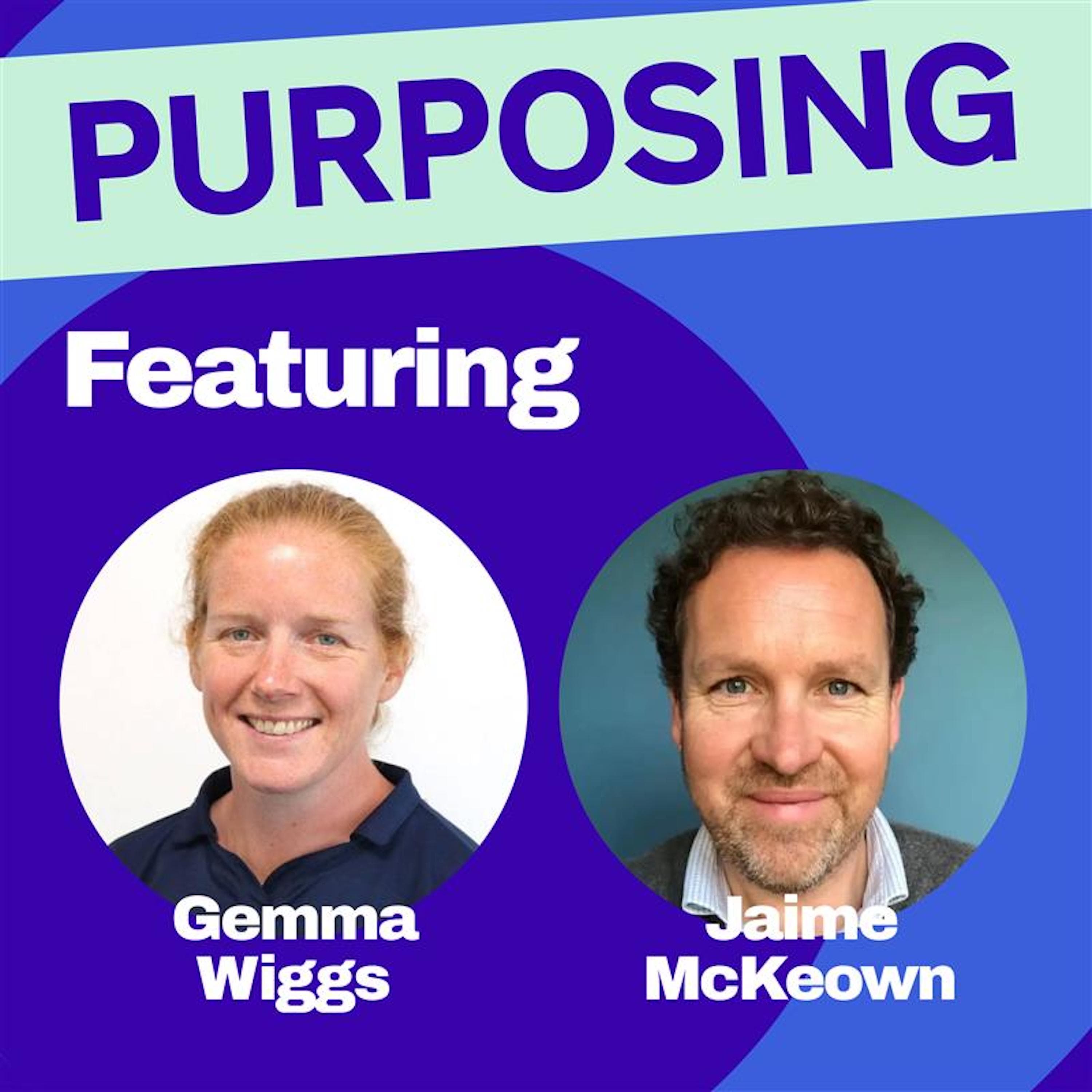 Purposing podcast cover art