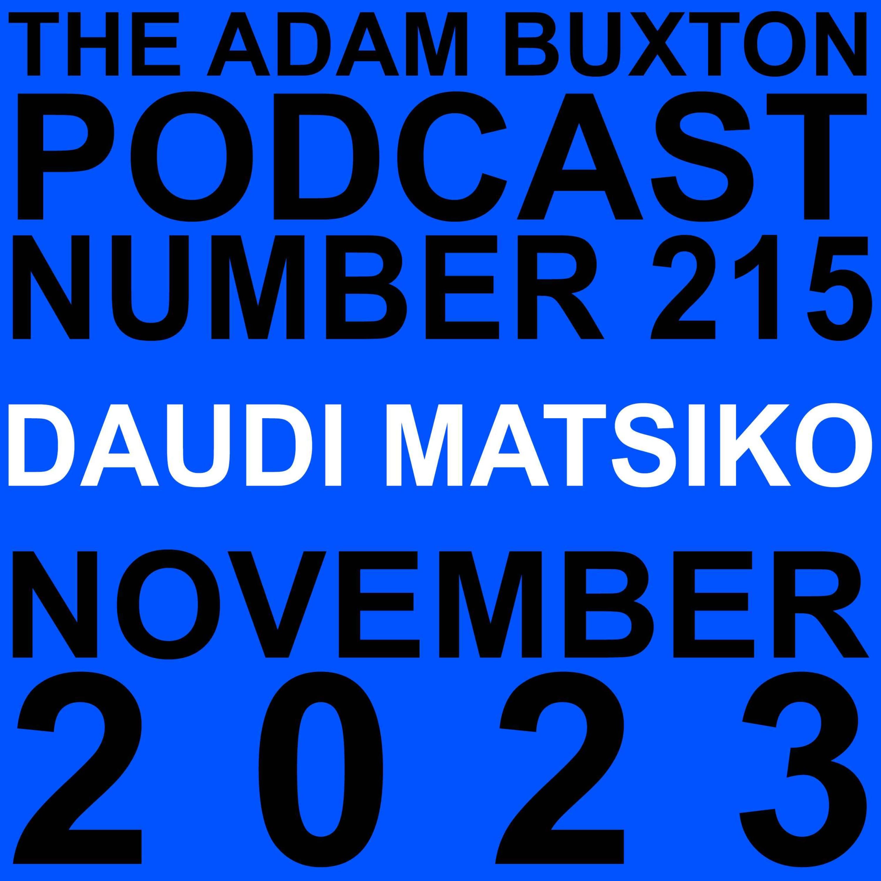 THE ADAM BUXTON PODCAST cover art