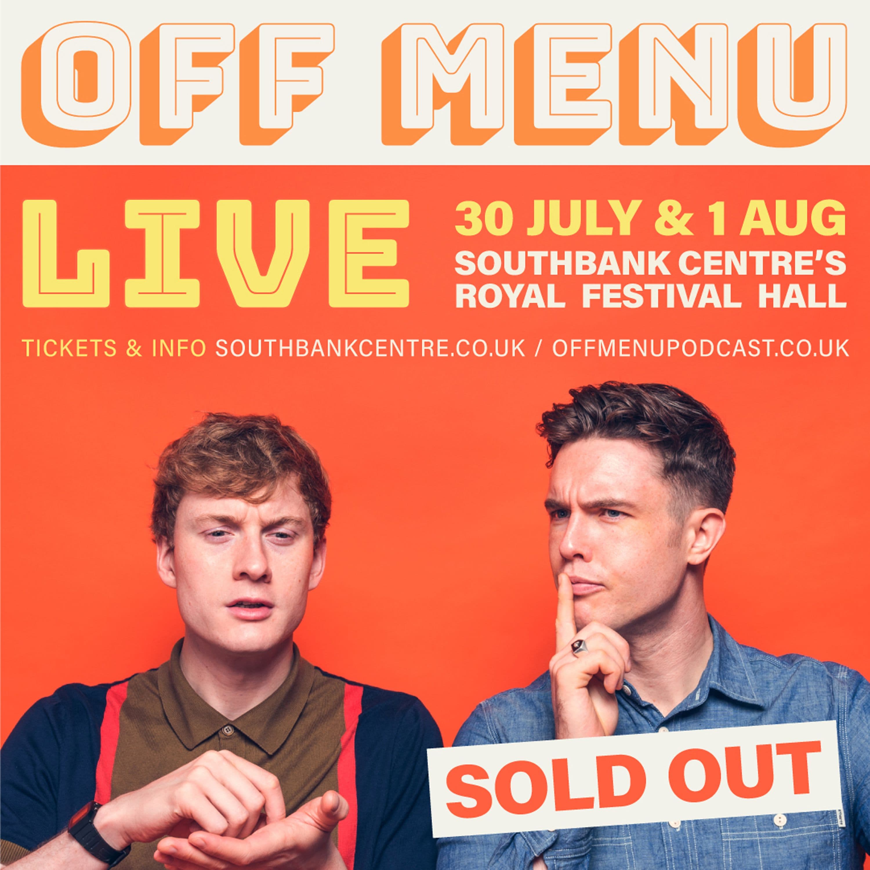 Off Menu with Ed Gamble and James Acaster podcast cover art