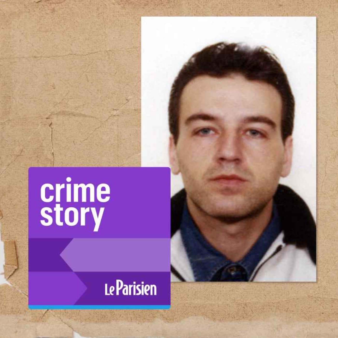 Crime story podcast cover art