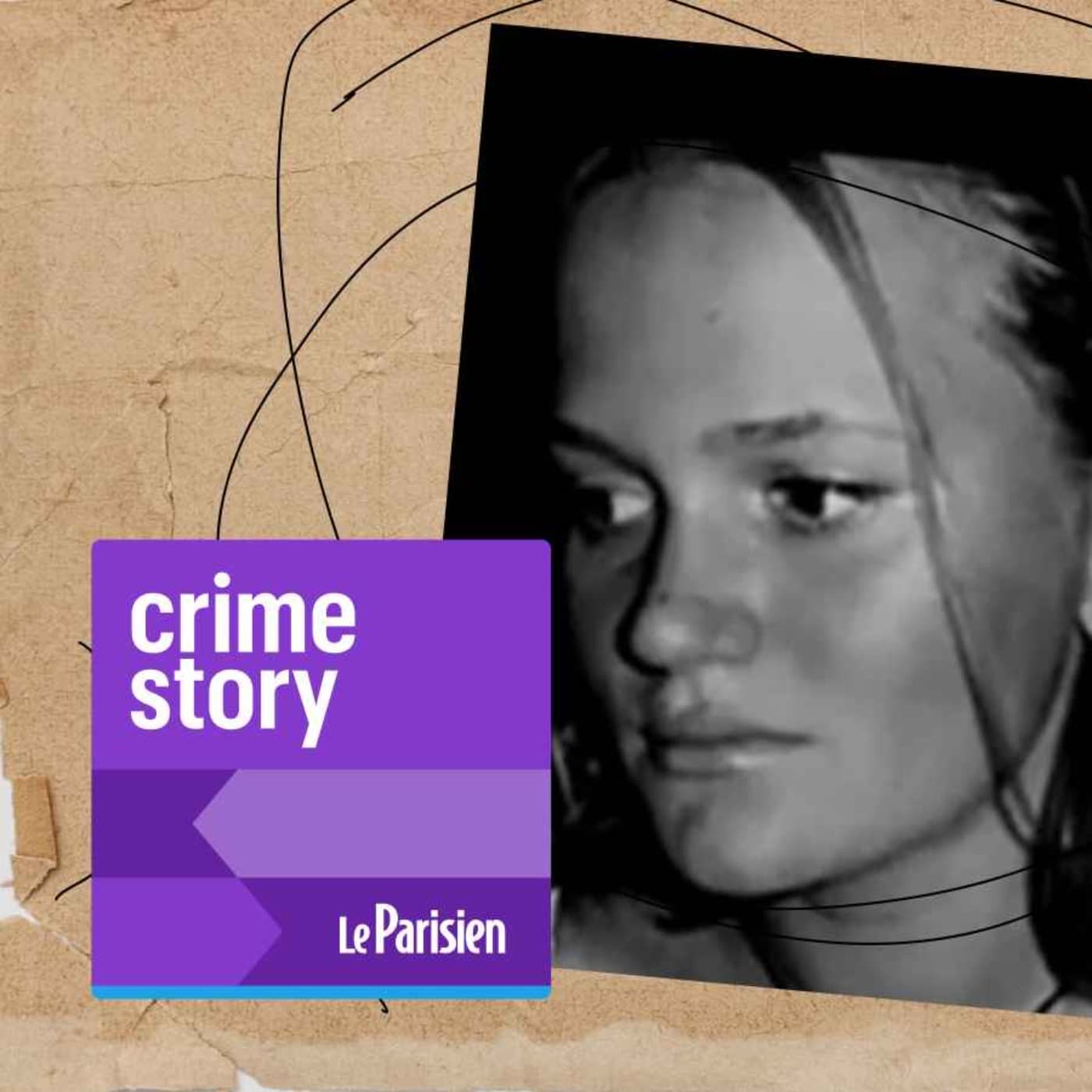 Crime story podcast cover art
