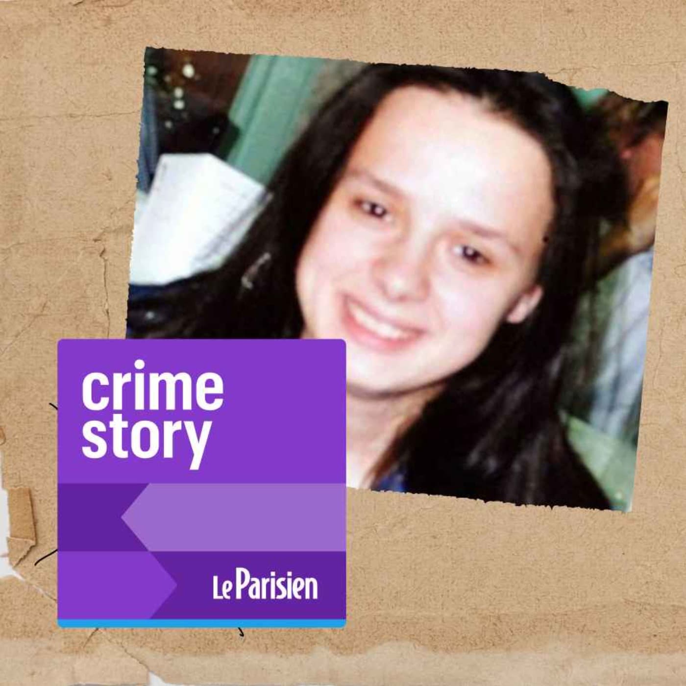 Crime story podcast cover art