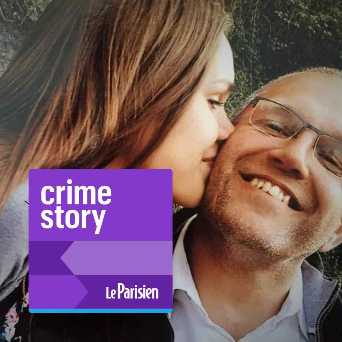 Crime story podcast cover art