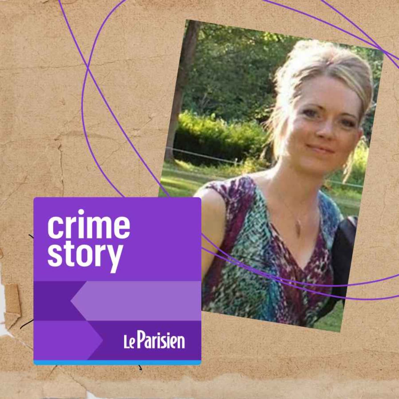 Crime story podcast cover art