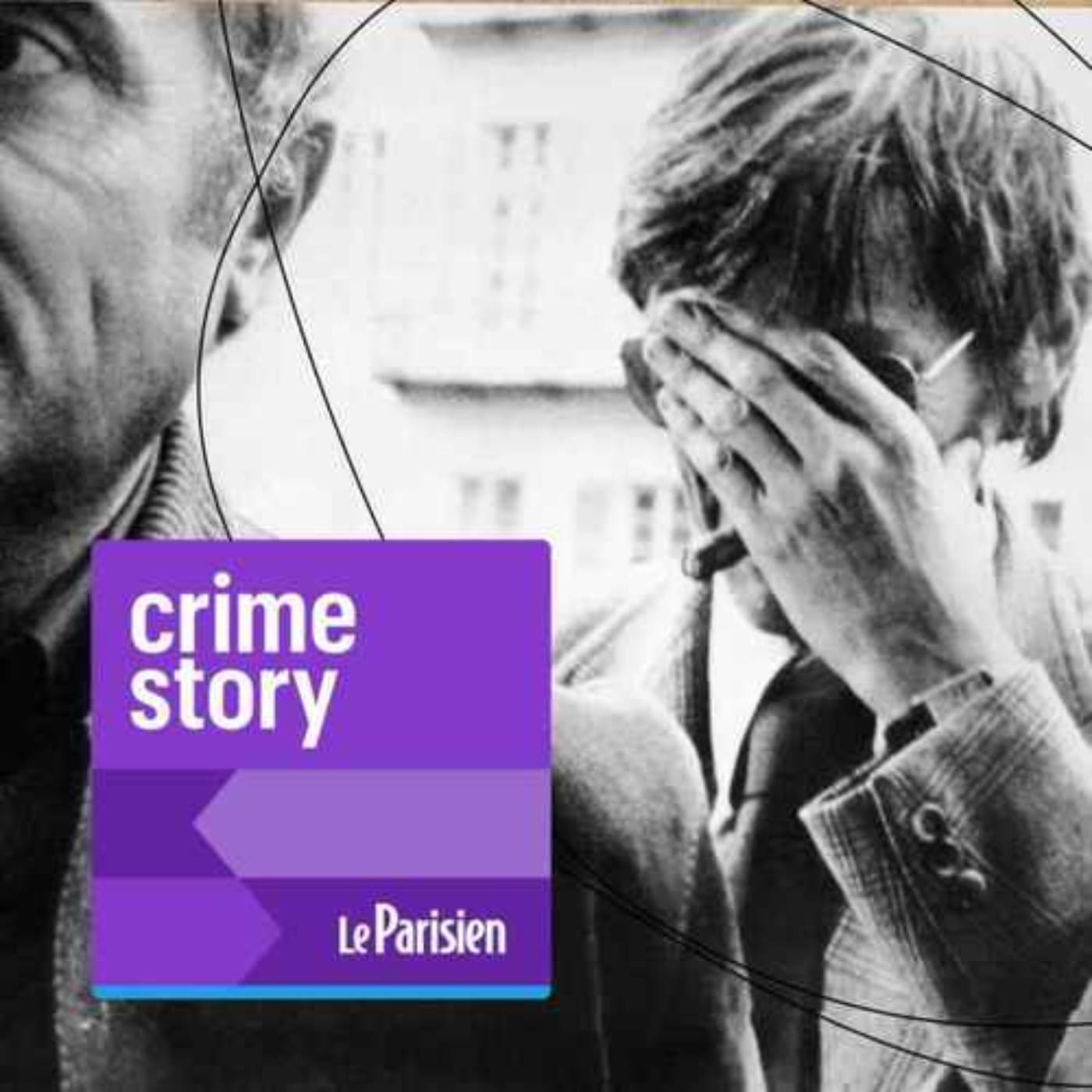 Crime story podcast cover art