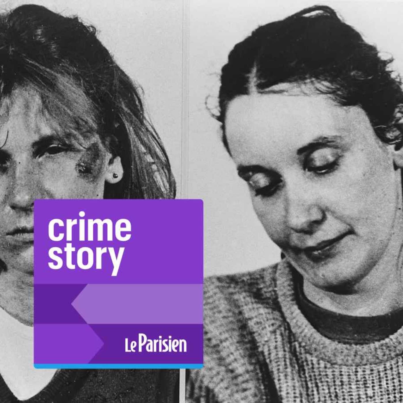 Crime story podcast cover art