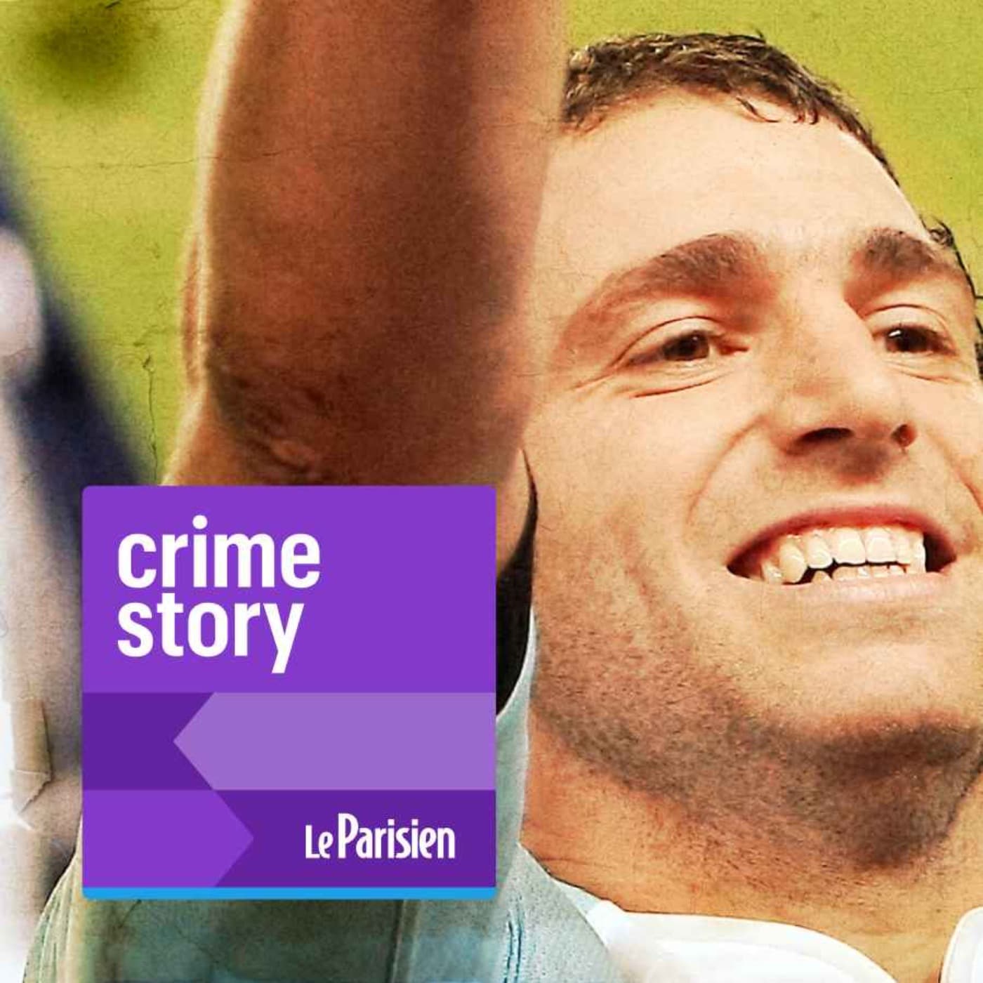 Crime story podcast cover art