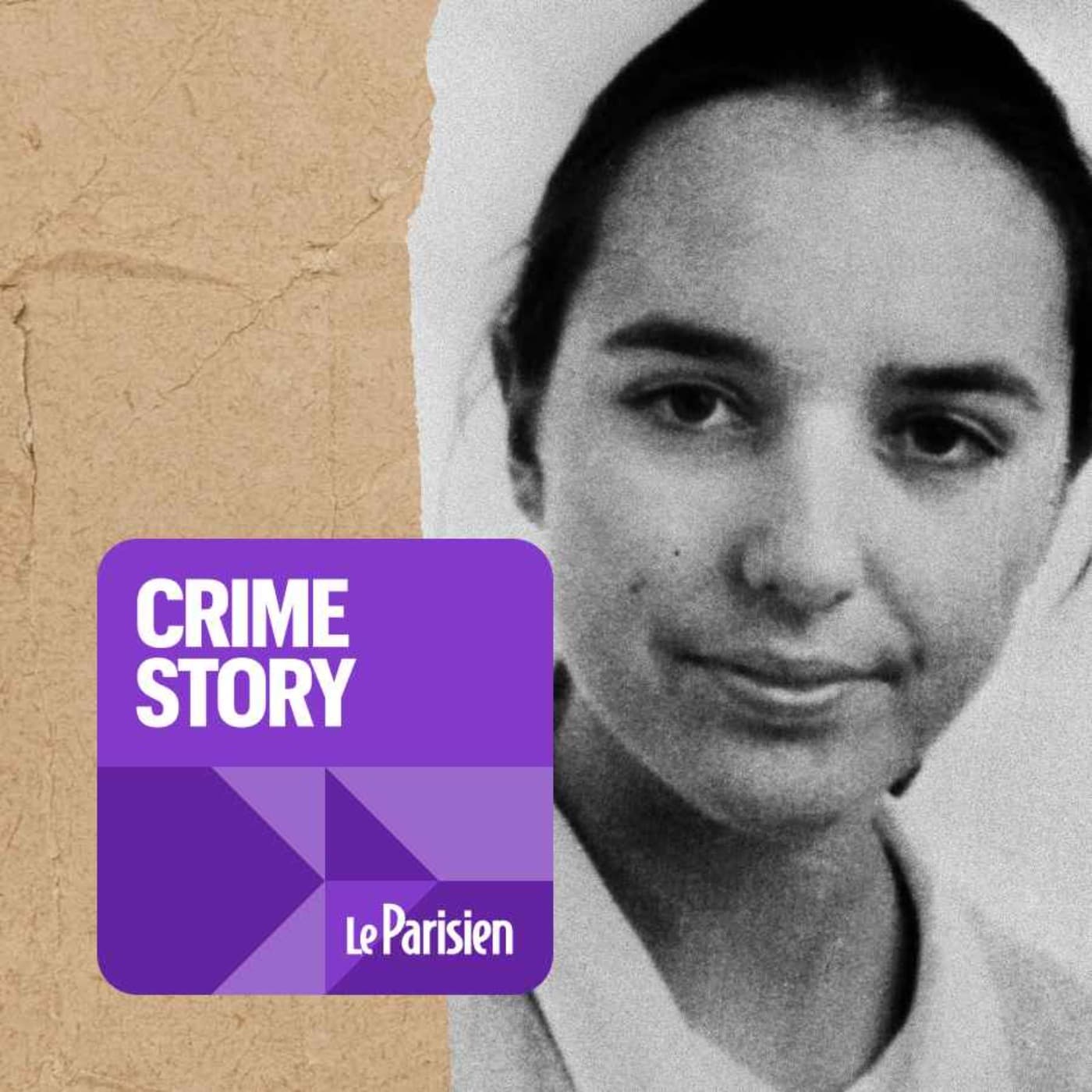 Crime story podcast cover art