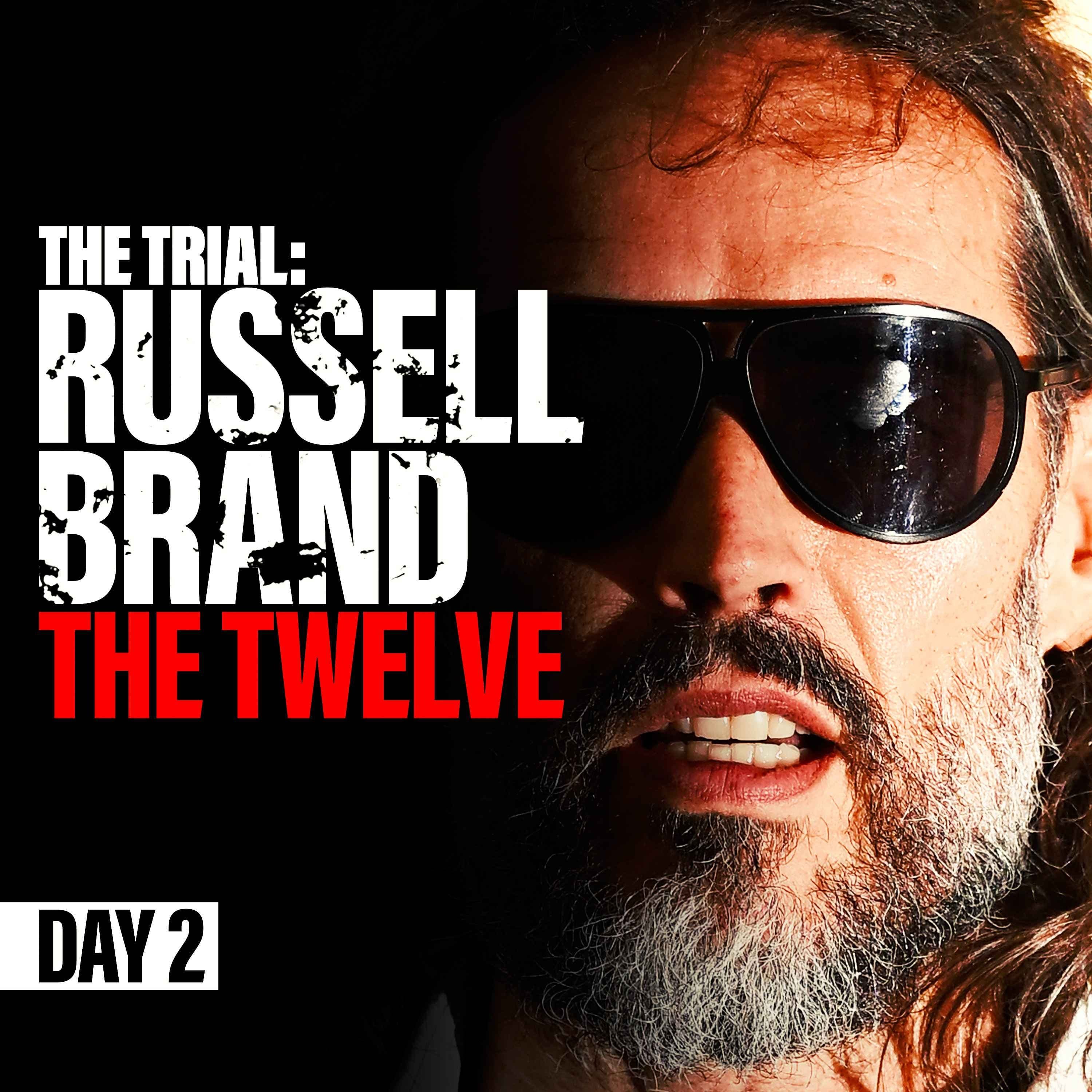 The Trial: Russell Brand podcast cover art
