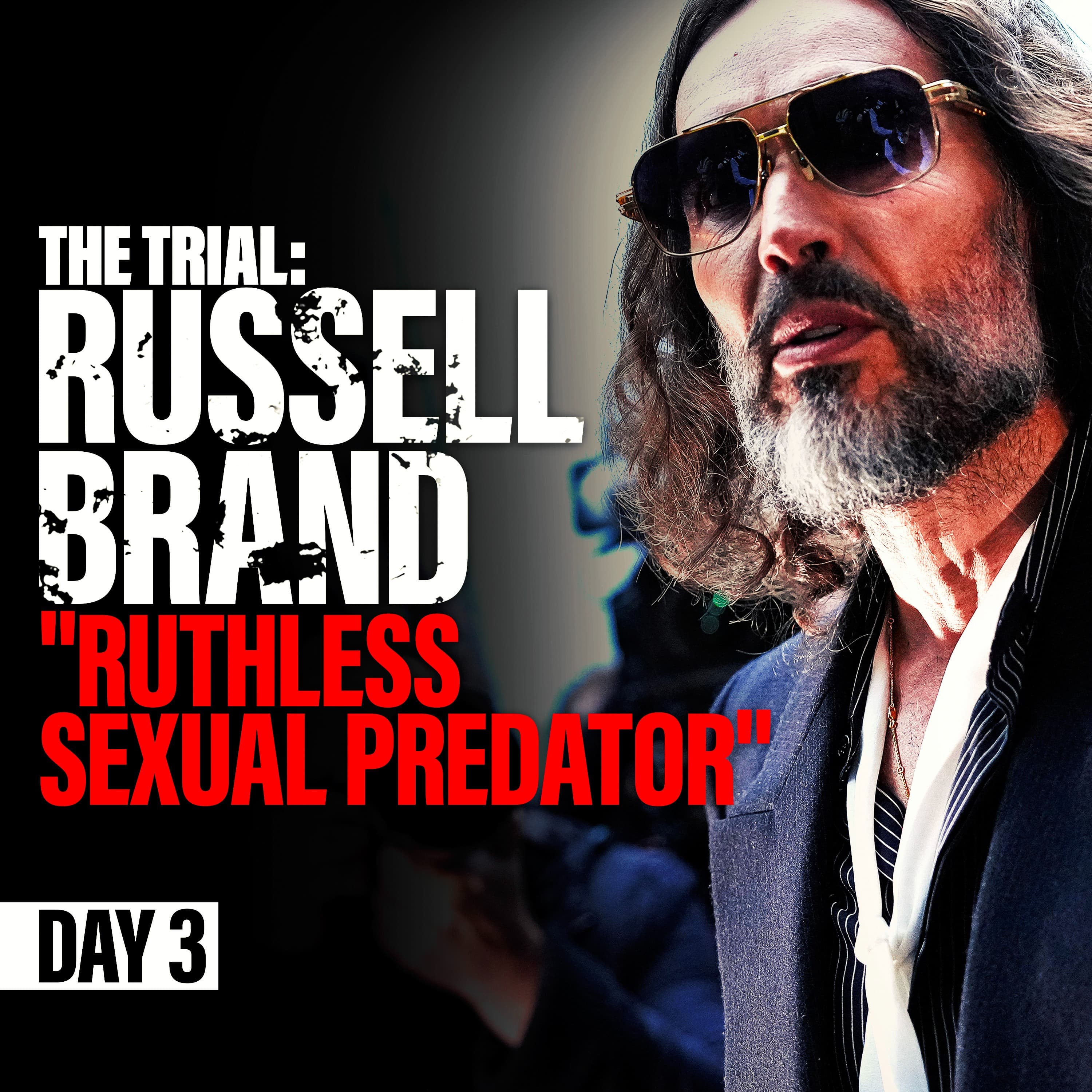 The Trial: Russell Brand podcast cover art