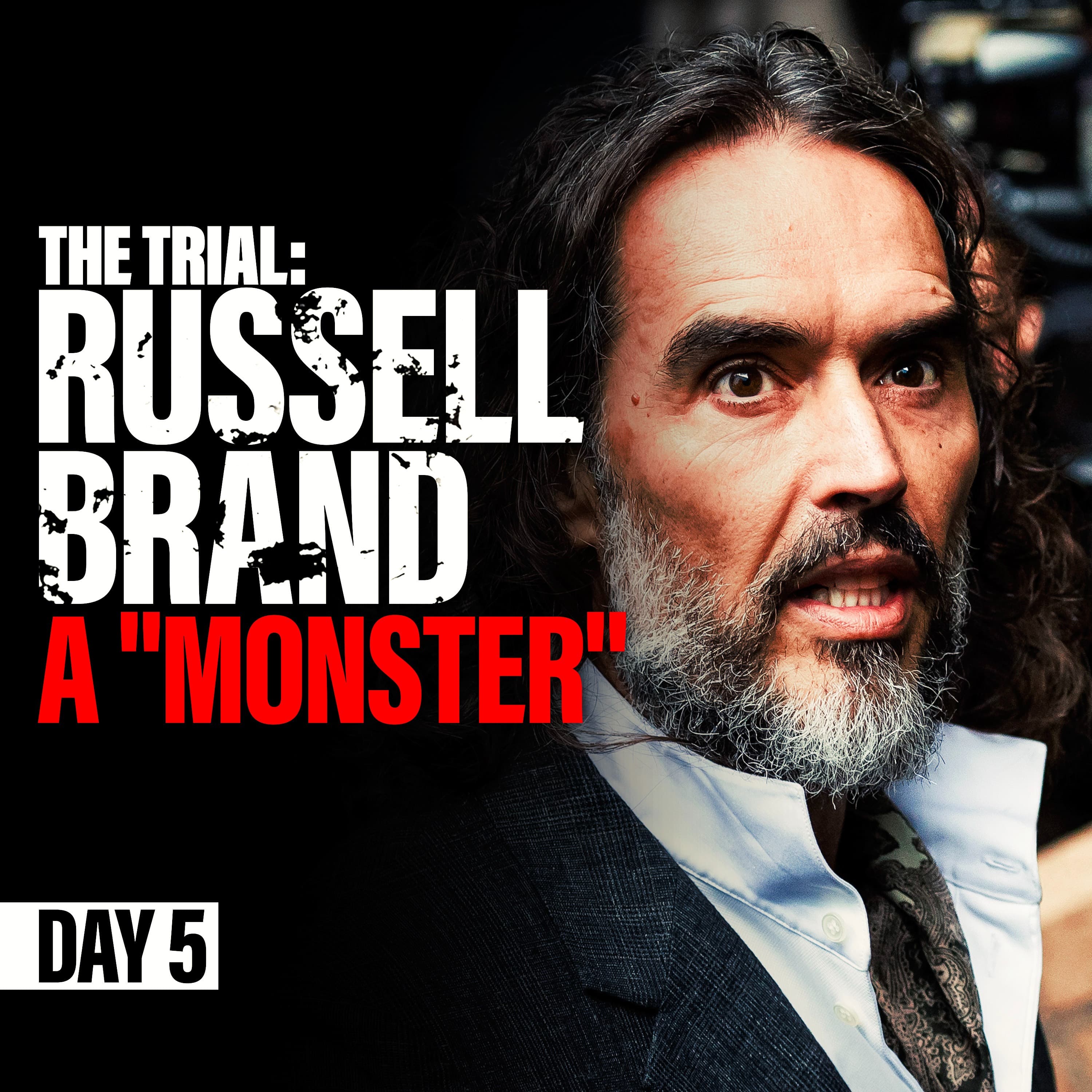 The Trial: Russell Brand podcast cover art