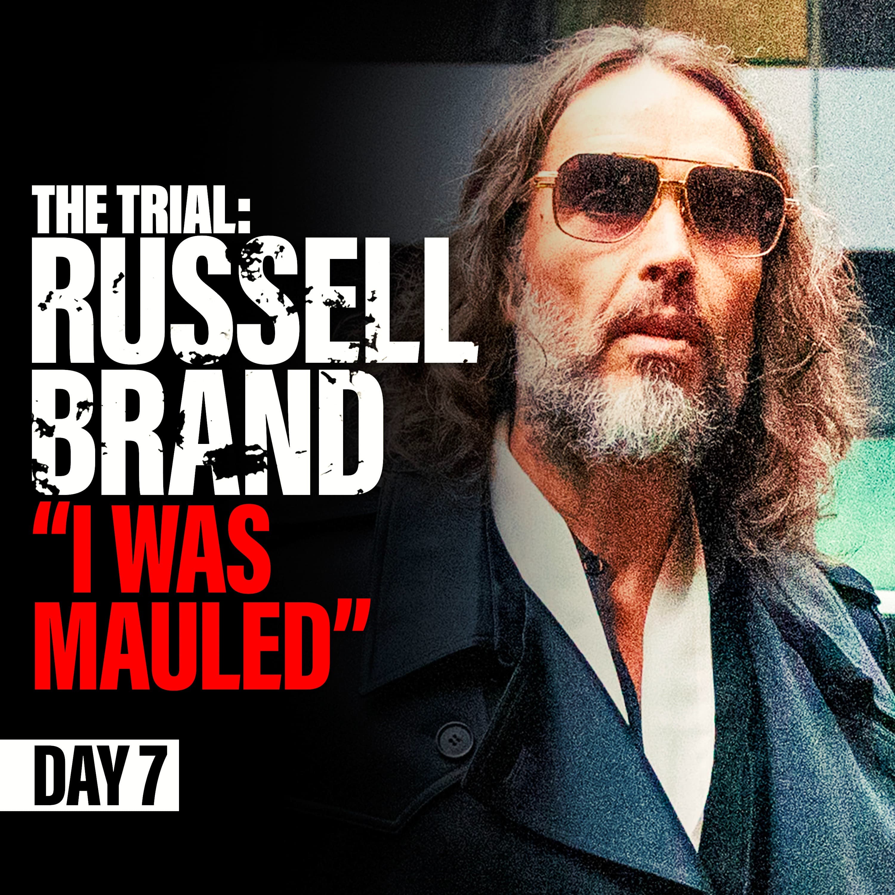 The Trial: Russell Brand podcast cover art