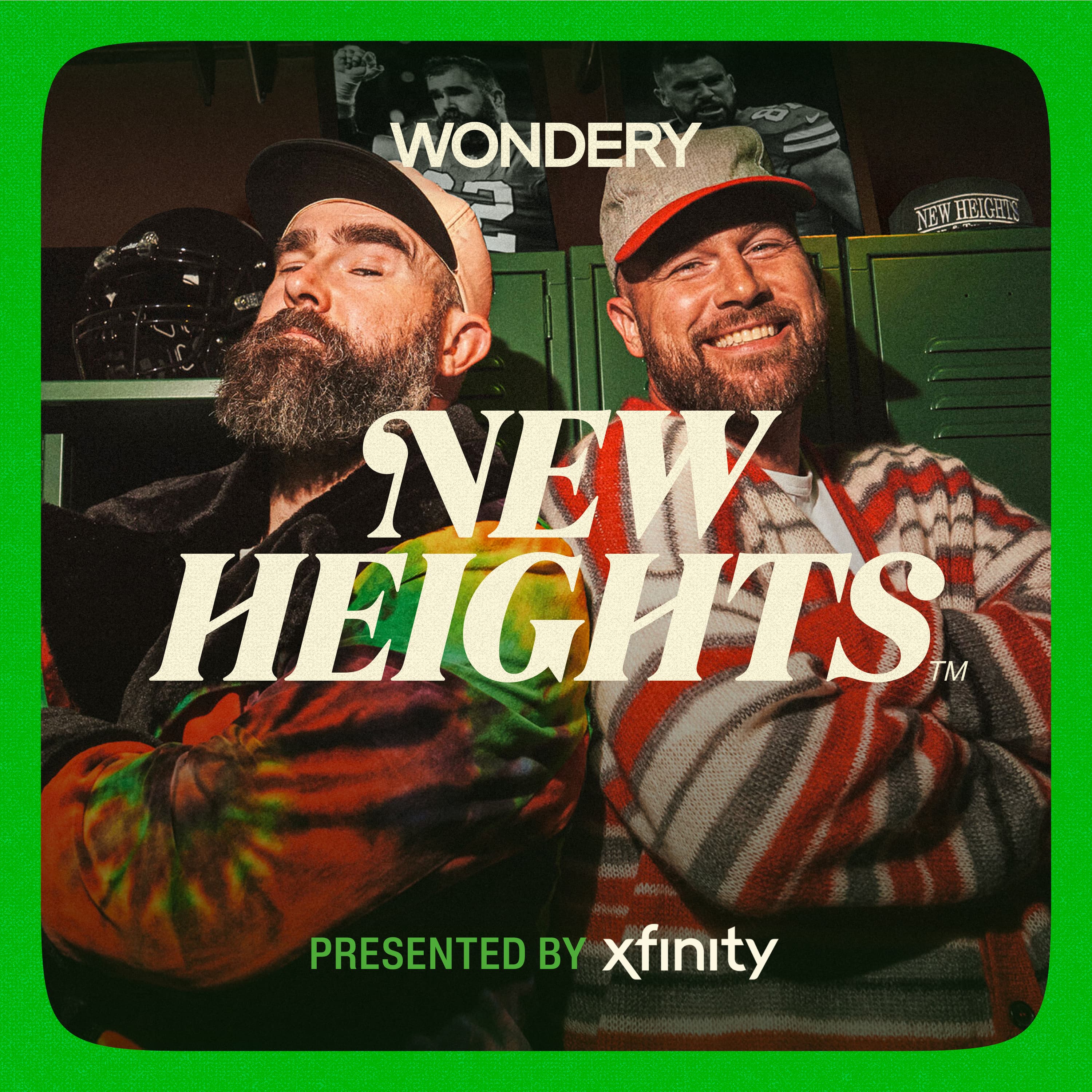 New Heights with Jason & Travis Kelce podcast cover art