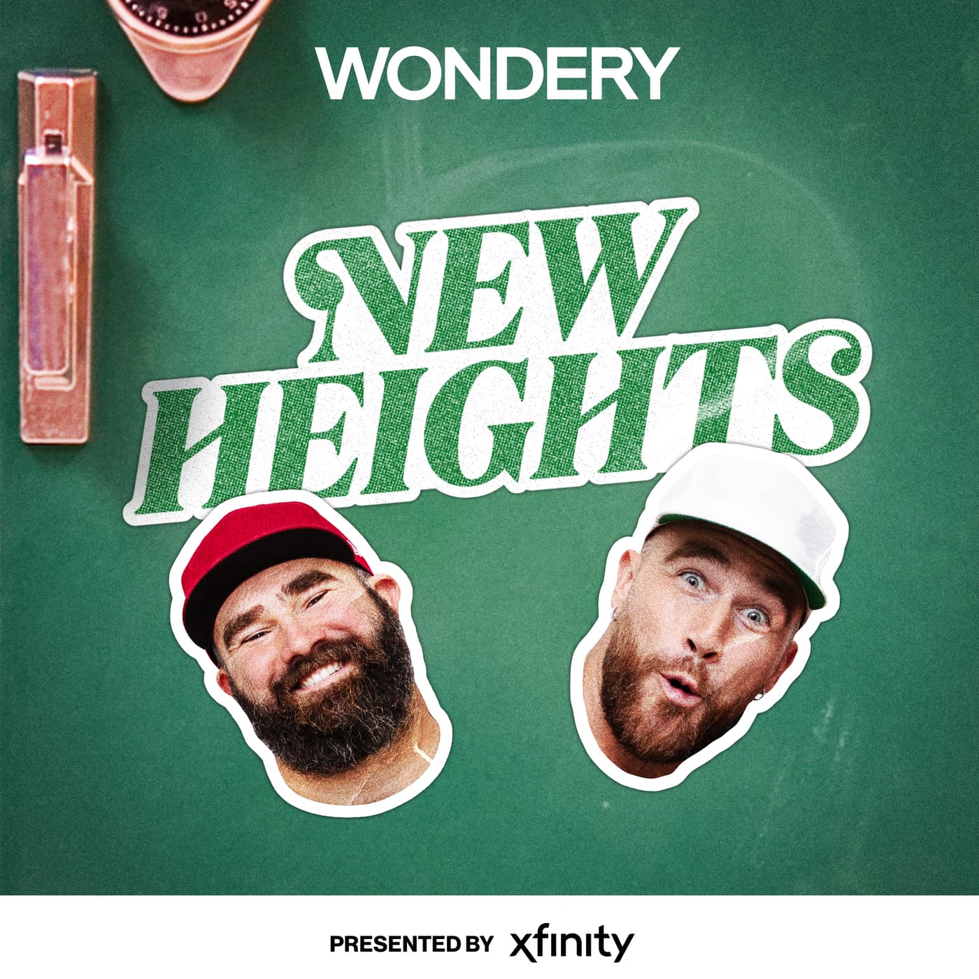 New Heights with Jason & Travis Kelce podcast cover art