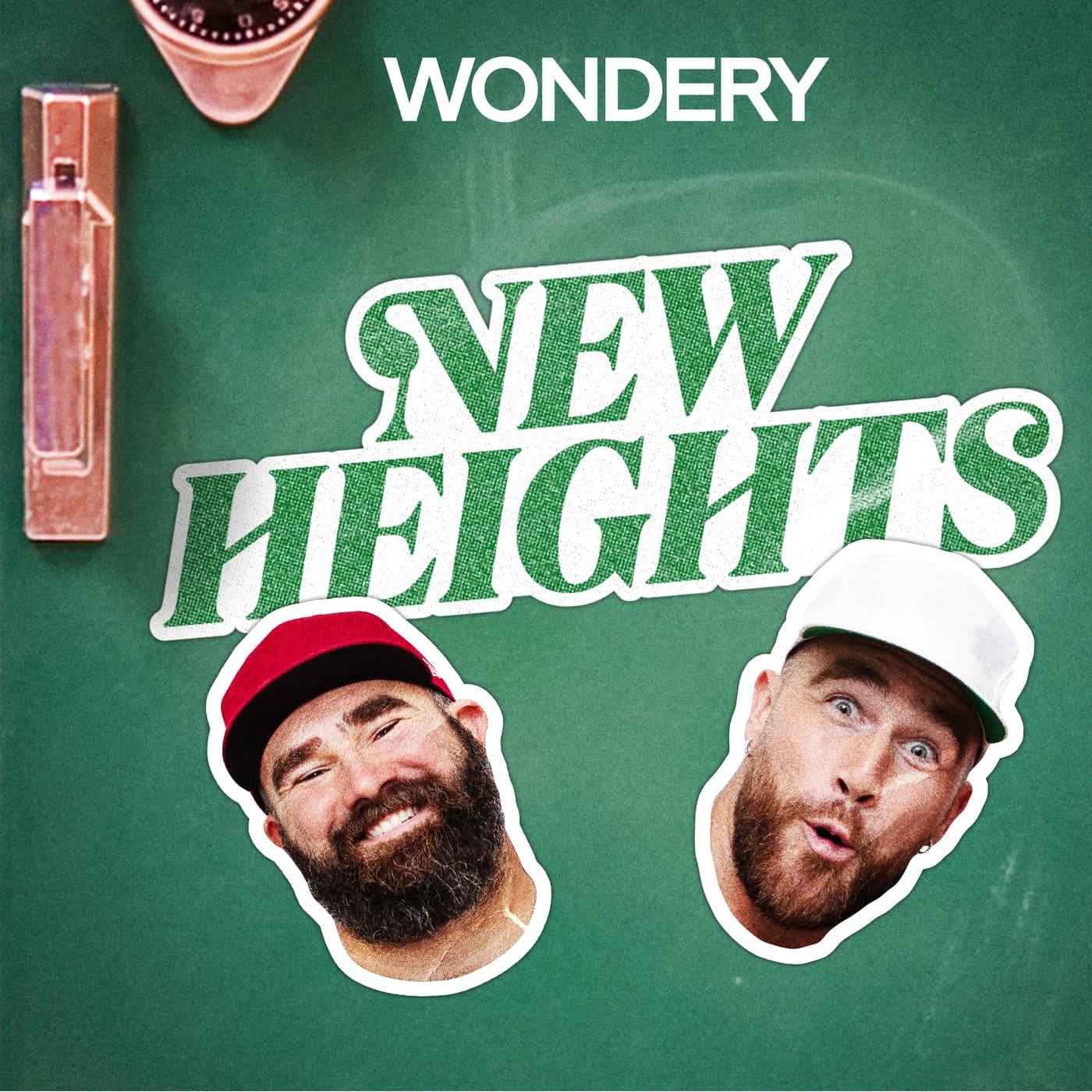 New Heights with Jason & Travis Kelce podcast cover art