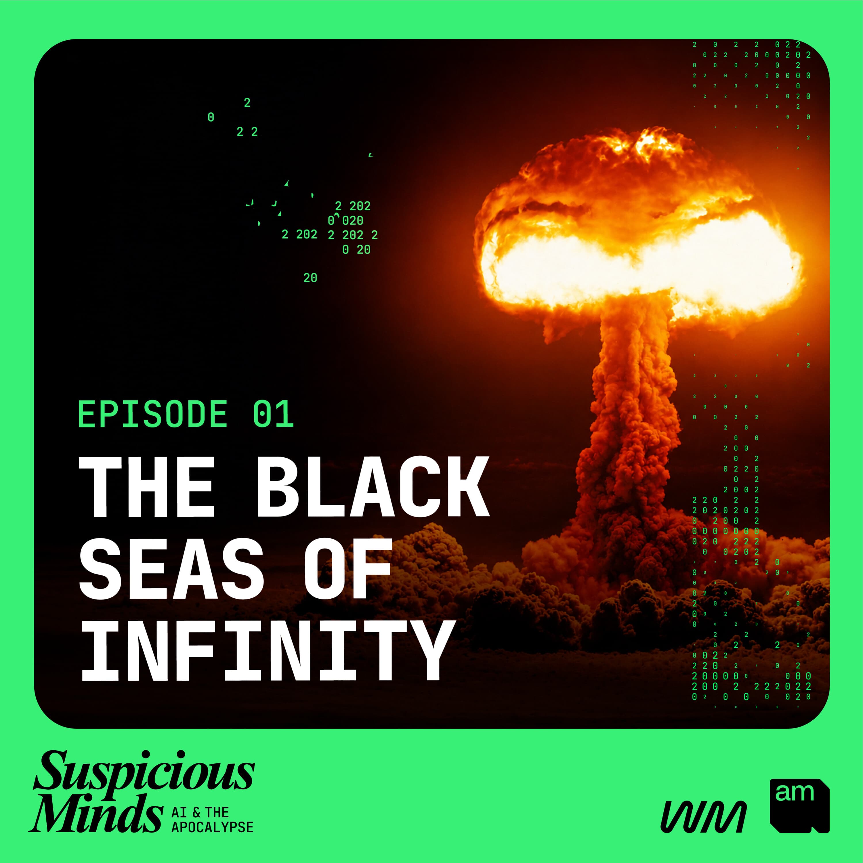 Suspicious Minds: AI and the Apocalypse podcast cover art